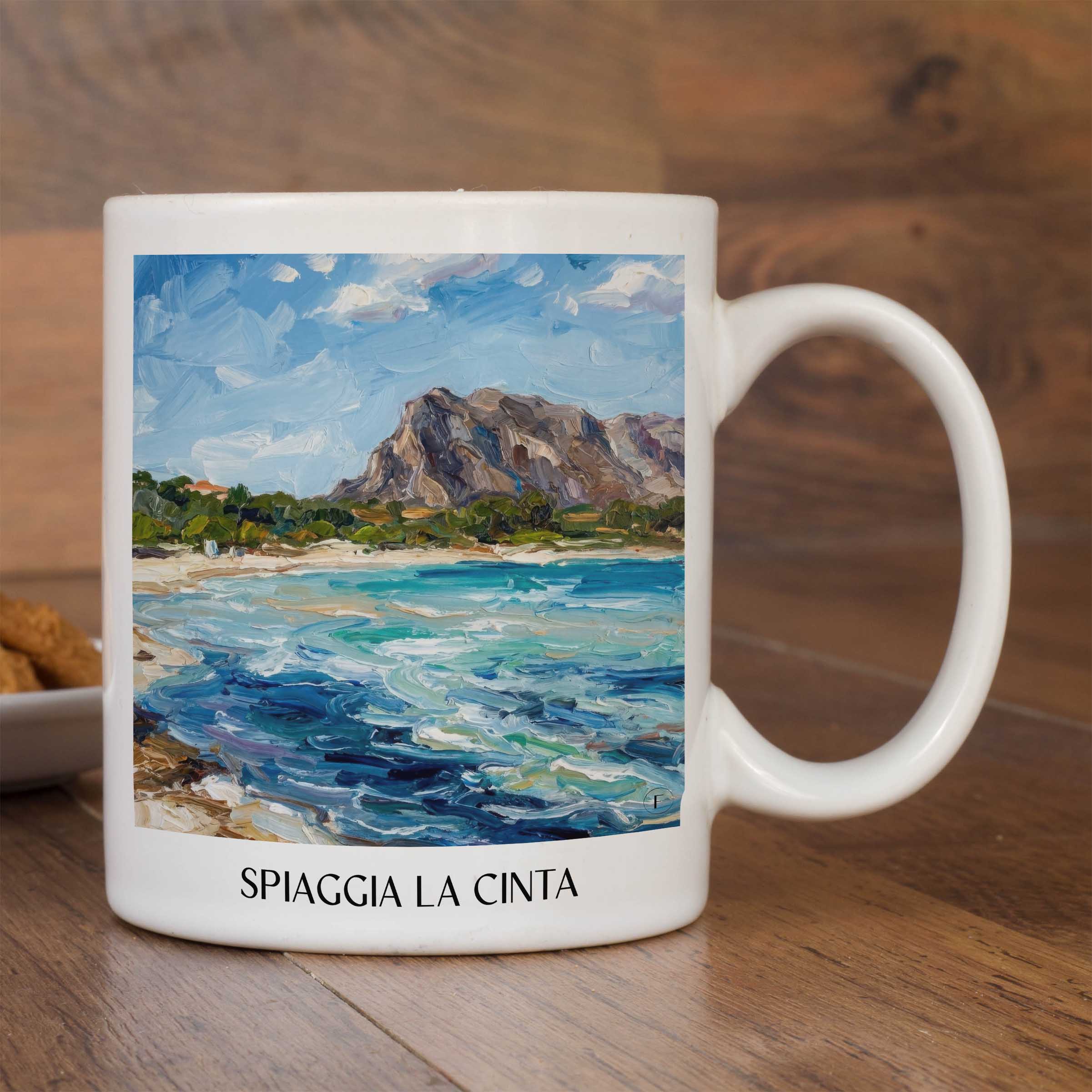 spiaggia-la-cinta-sardinien-italien-kaffeebecher-oil-painting-oelgemaelde