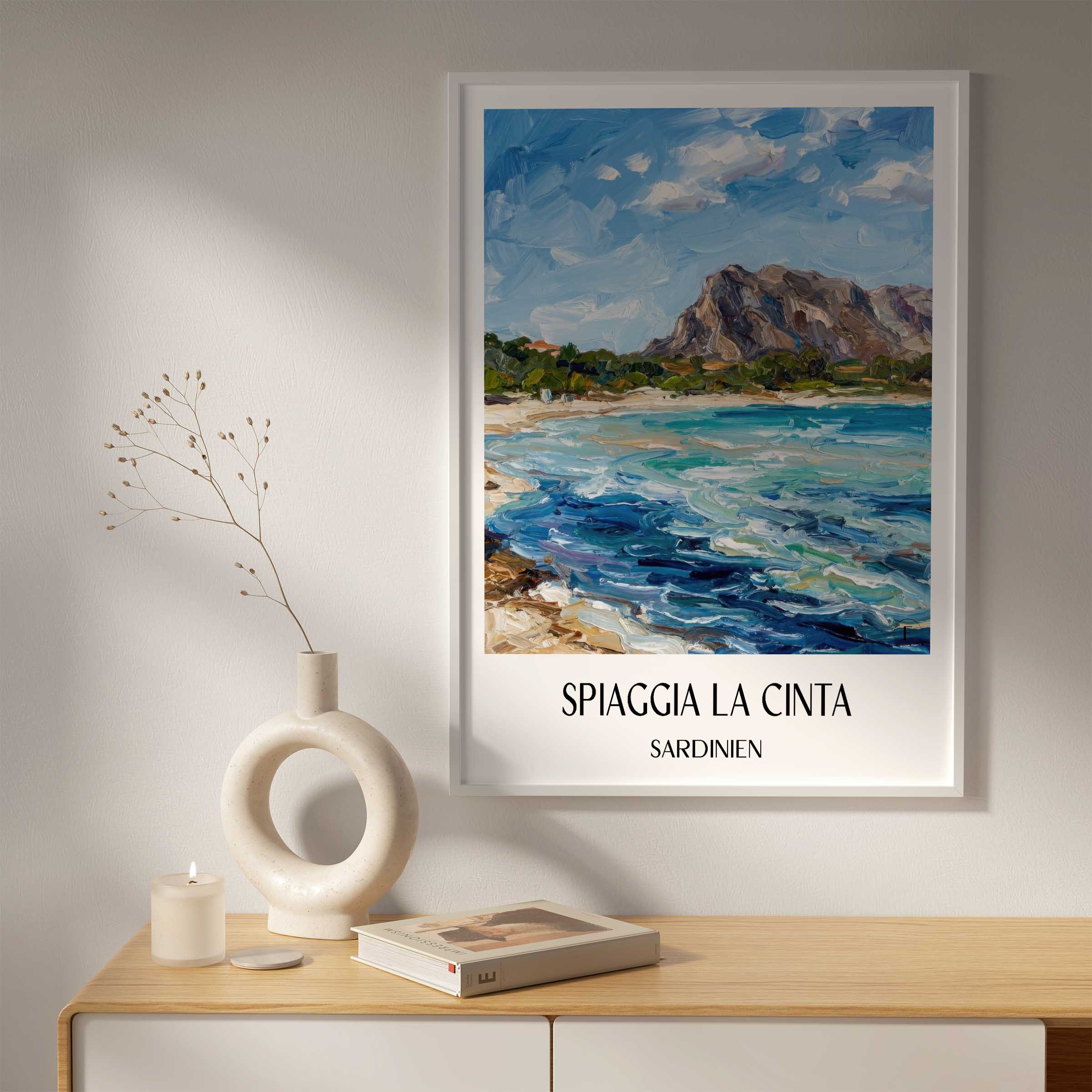 spiaggia-la-cinta-sardinien-italien-poster-oil-painting-oelgemaelde