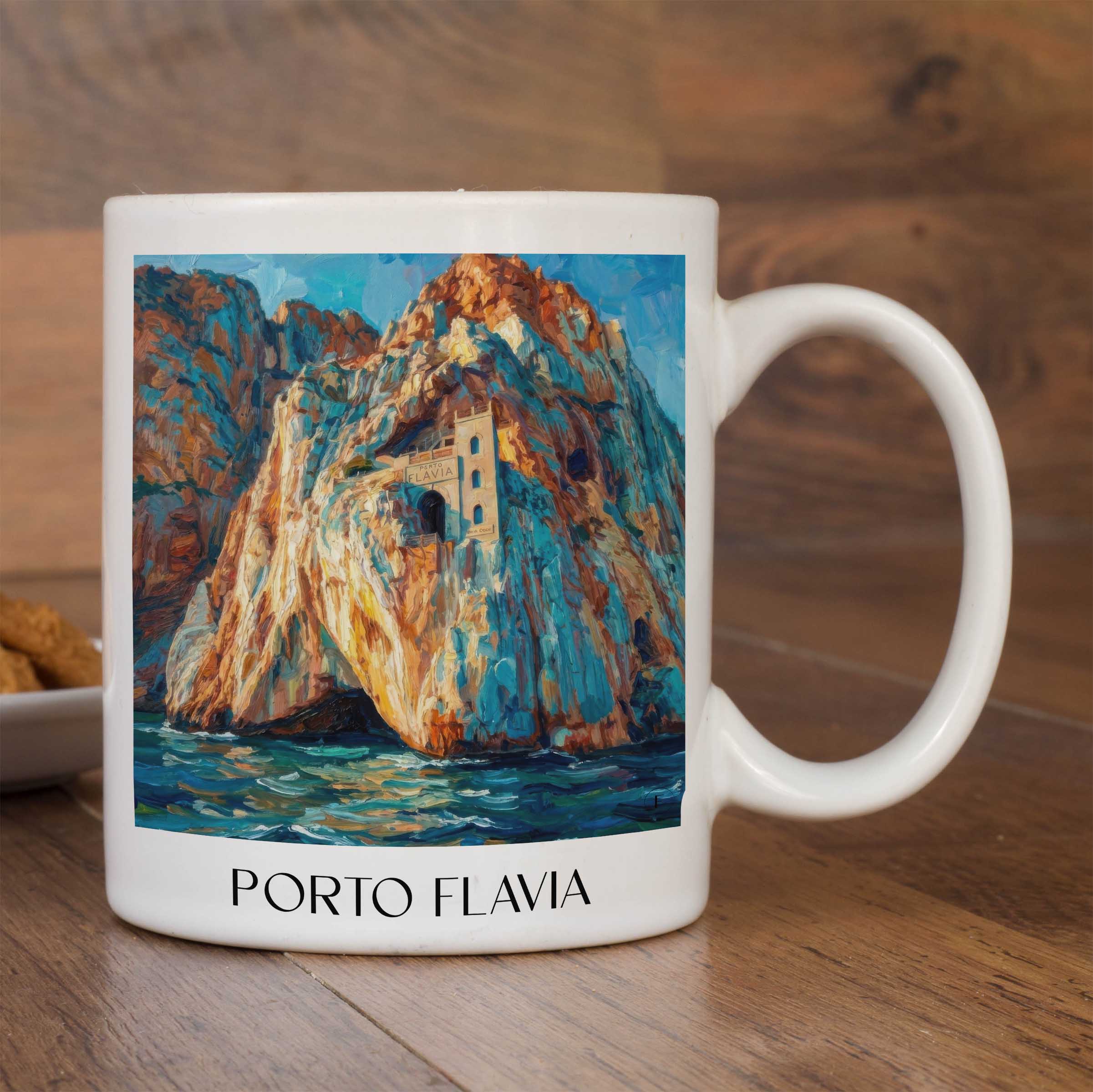 porto-flavia-masua-italien-kaffeebecher-oil-painting-oelgemaelde