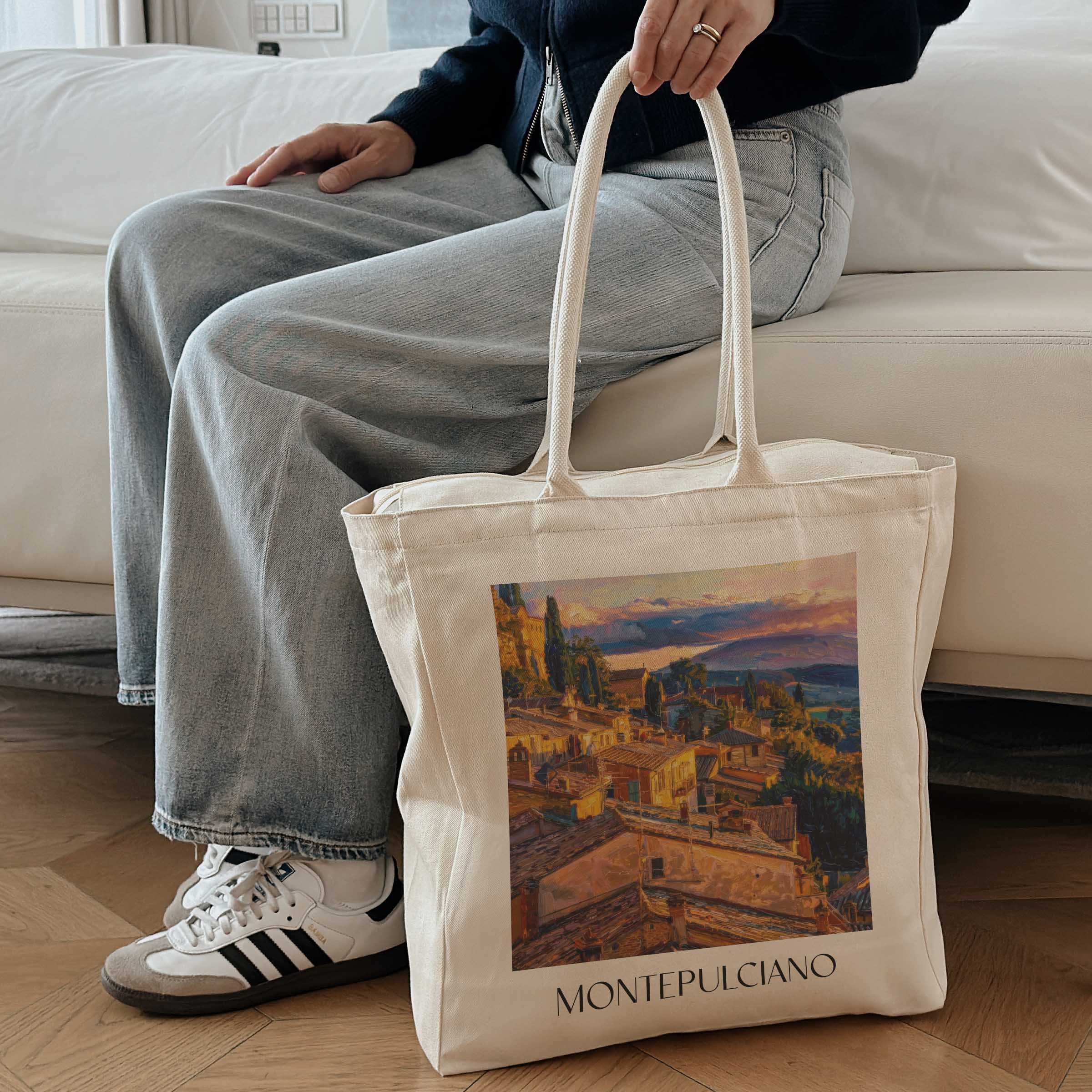 montepulciano-toskana-italien-einkaufstasche-oil-painting-oelgemaelde
