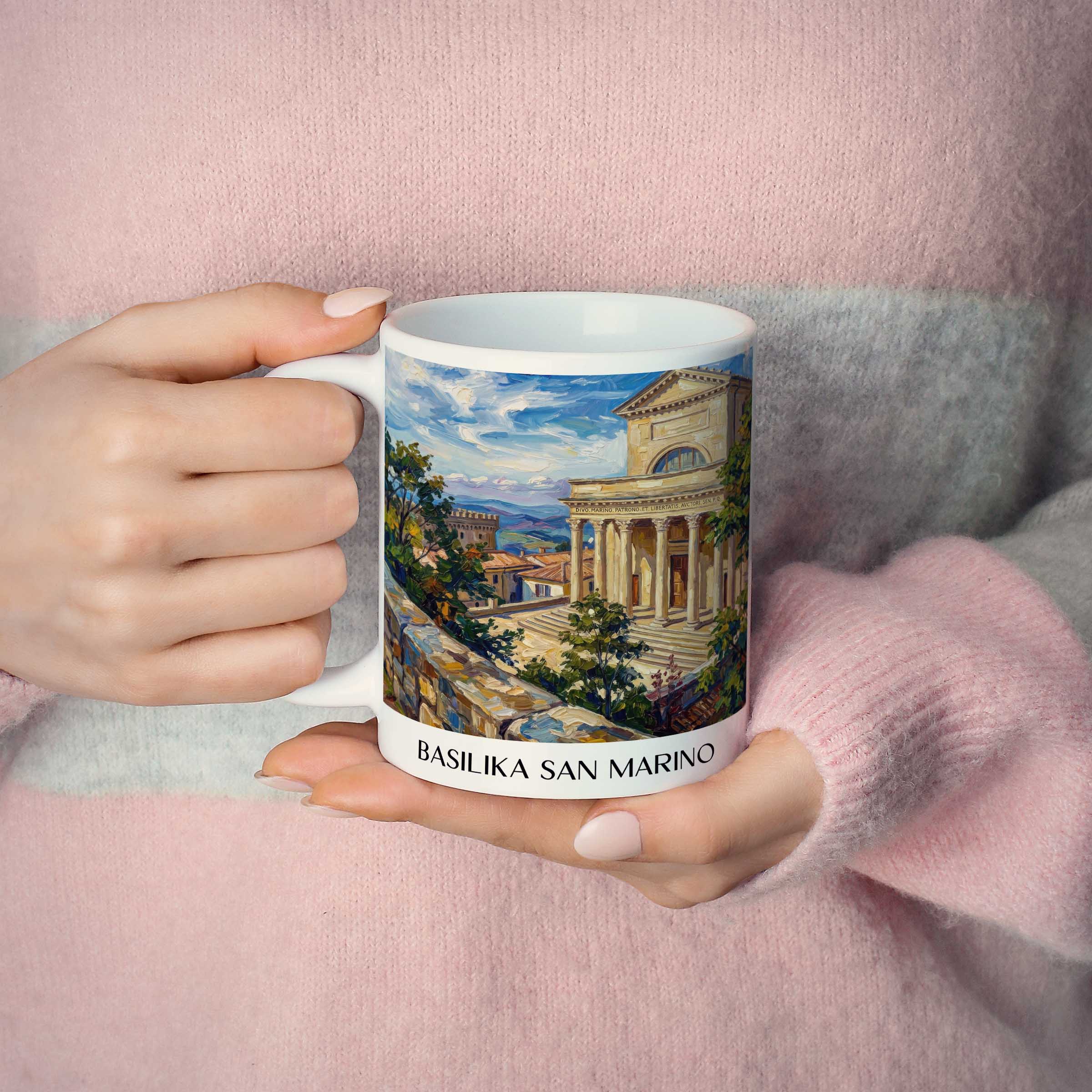 basilika-san-marino-monte-titano-italien-kaffeebecher-oil-painting-oelgemaelde