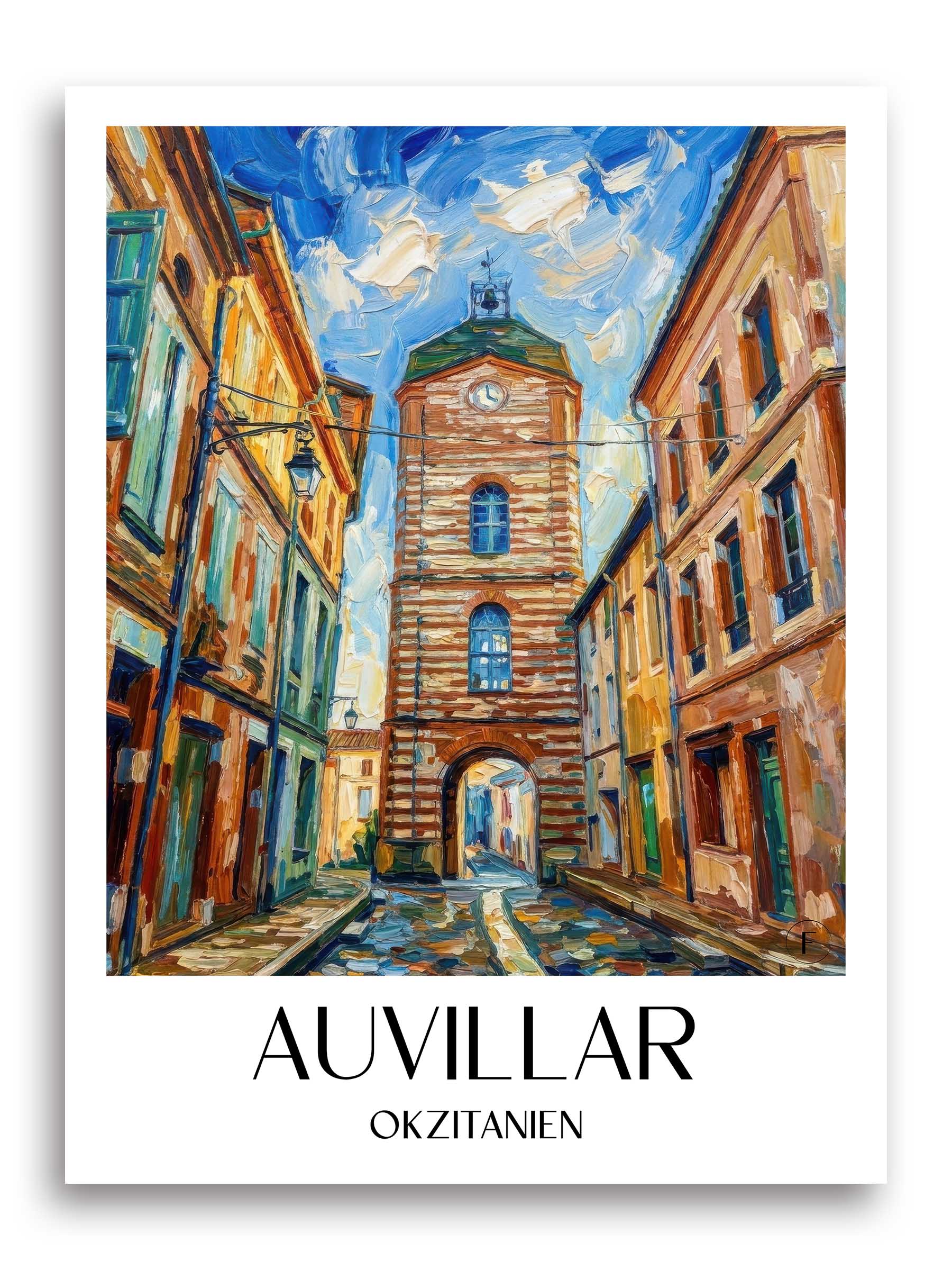 auvillar-okzitanien-frankreich-poster-oil-painting-oelgemaelde