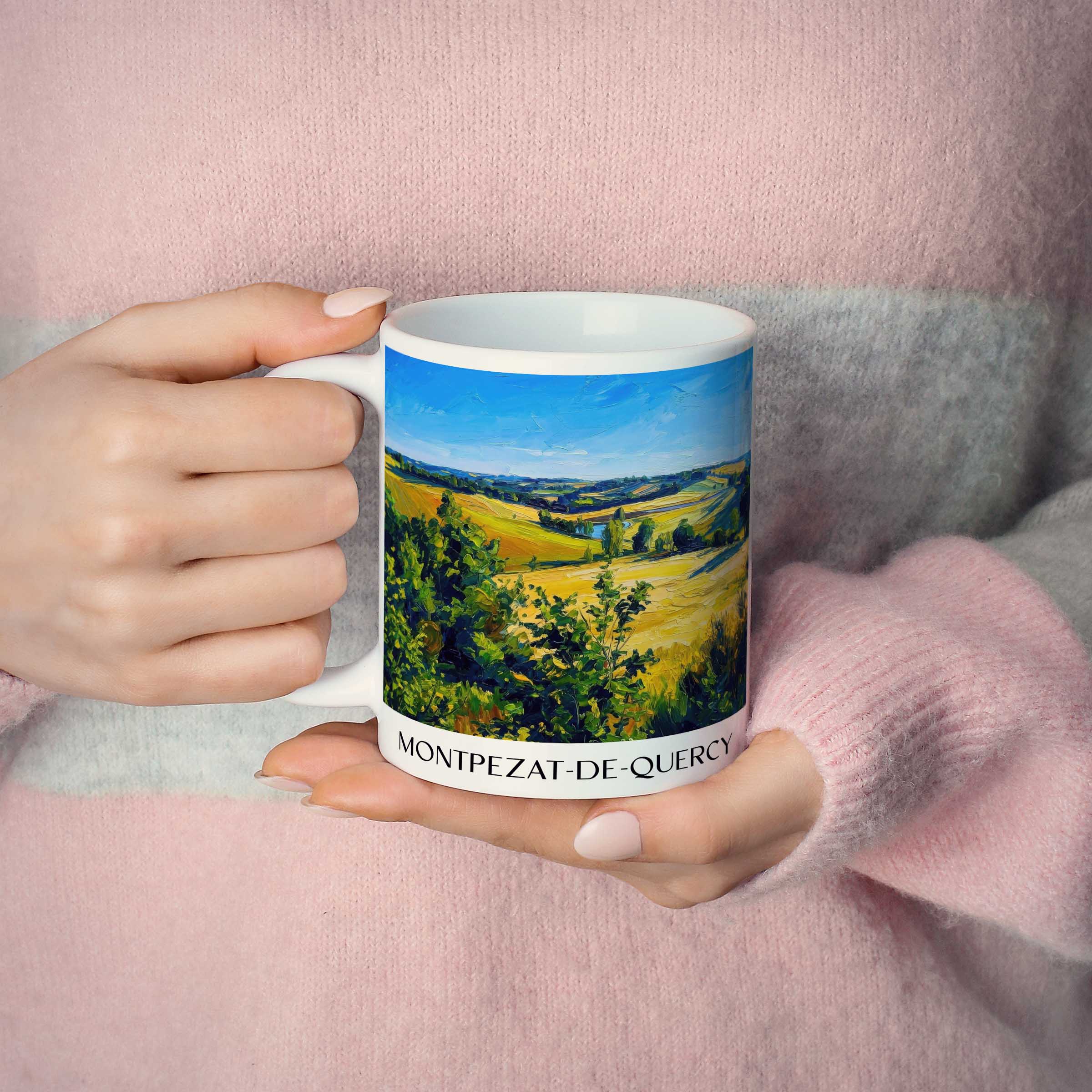montpezat-de-quercy-okzitanien-frankreich-kaffeebecher-oil-painting-oelgemaelde