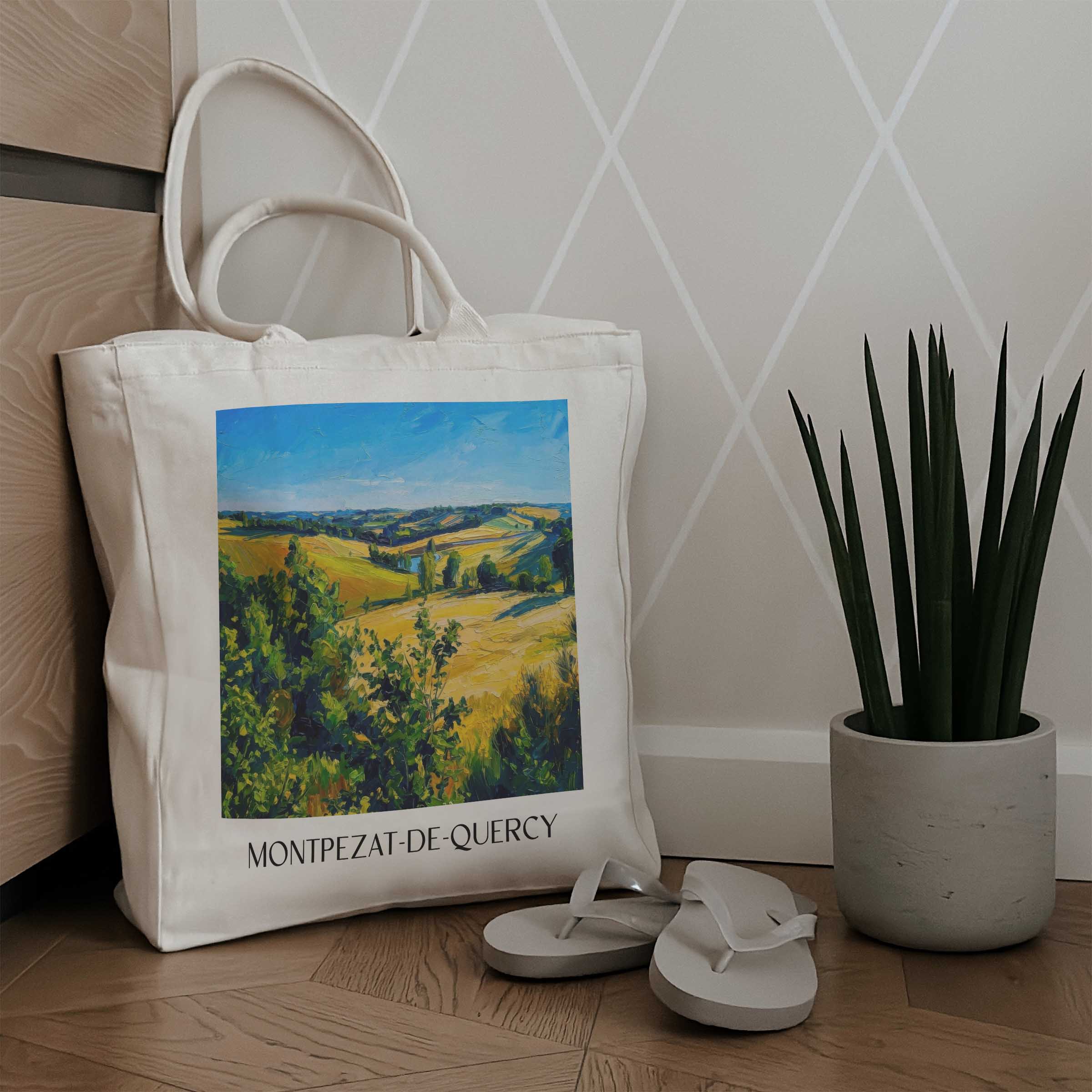 montpezat-de-quercy-okzitanien-frankreich-einkaufstasche-oil-painting-oelgemaelde