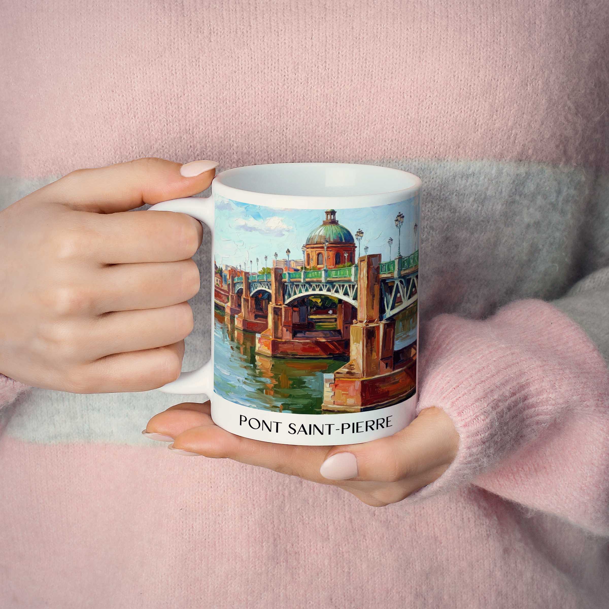 pont-saint-pierre-toulouse-frankreich-kaffeebecher-oil-painting-oelgemaelde