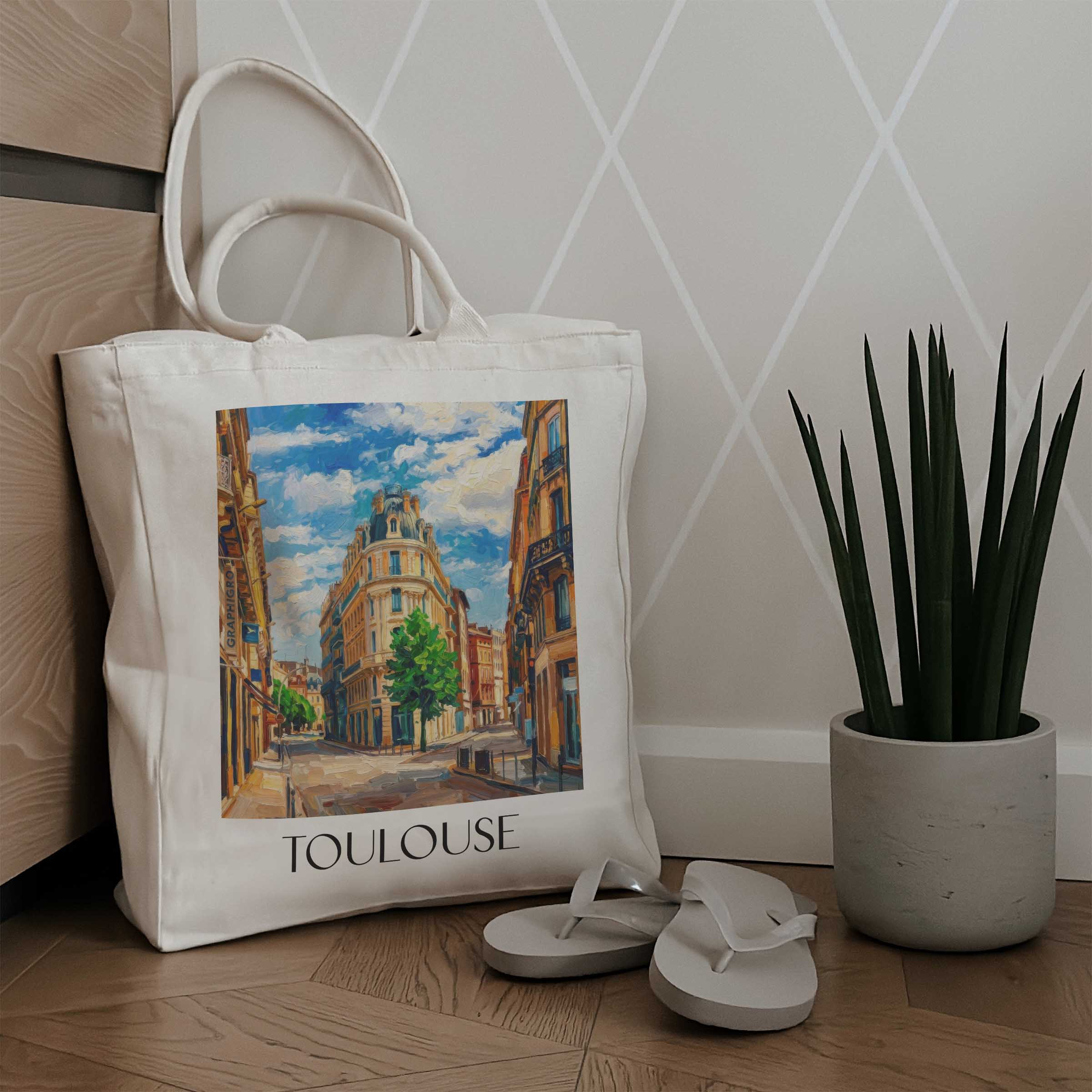 toulouse-okzitanien-frankreich-einkaufstasche-oil-painting-oelgemaelde