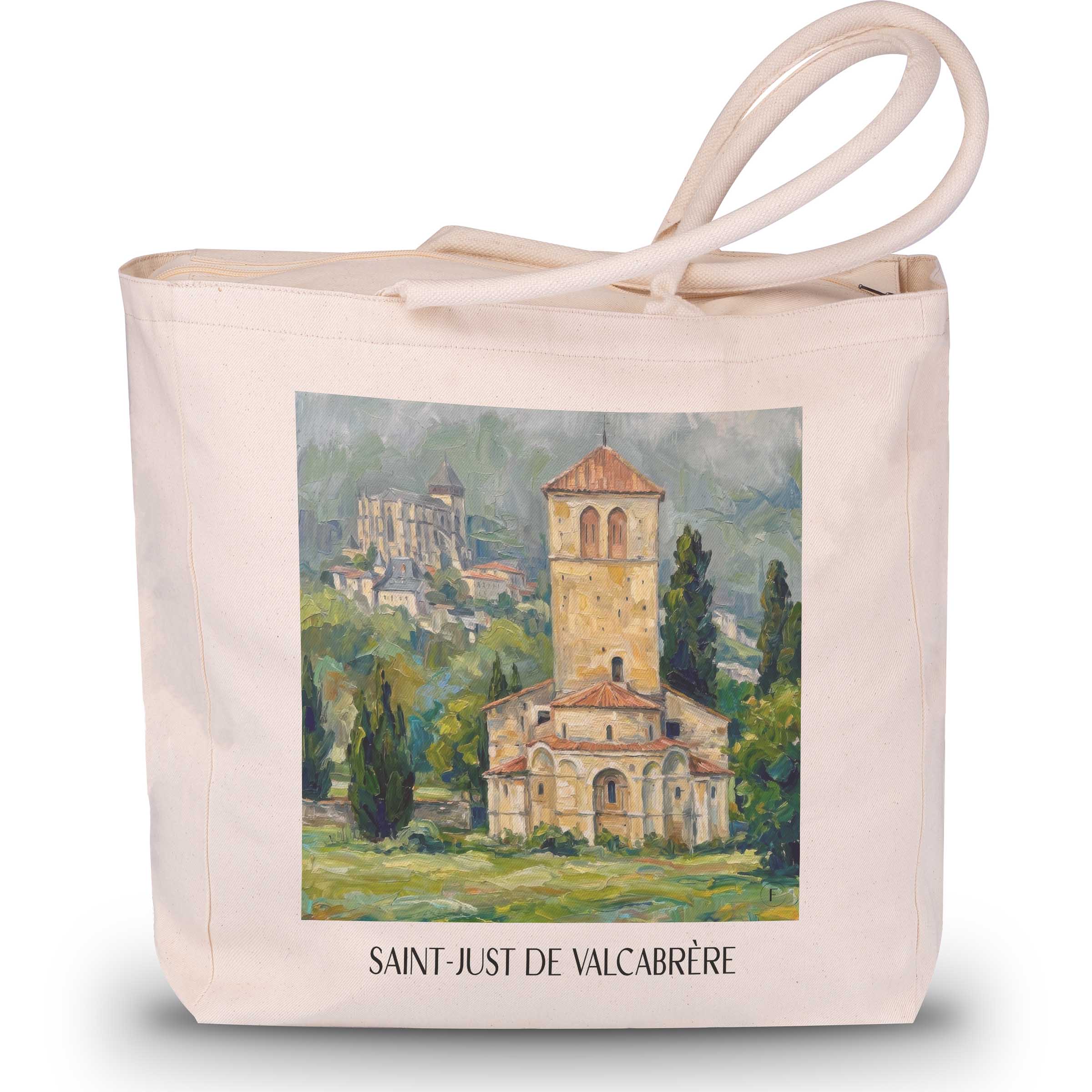 saint-just-de-valcabrère-comminges-frankreich-einkaufstasche-oil-painting-oelgemaelde