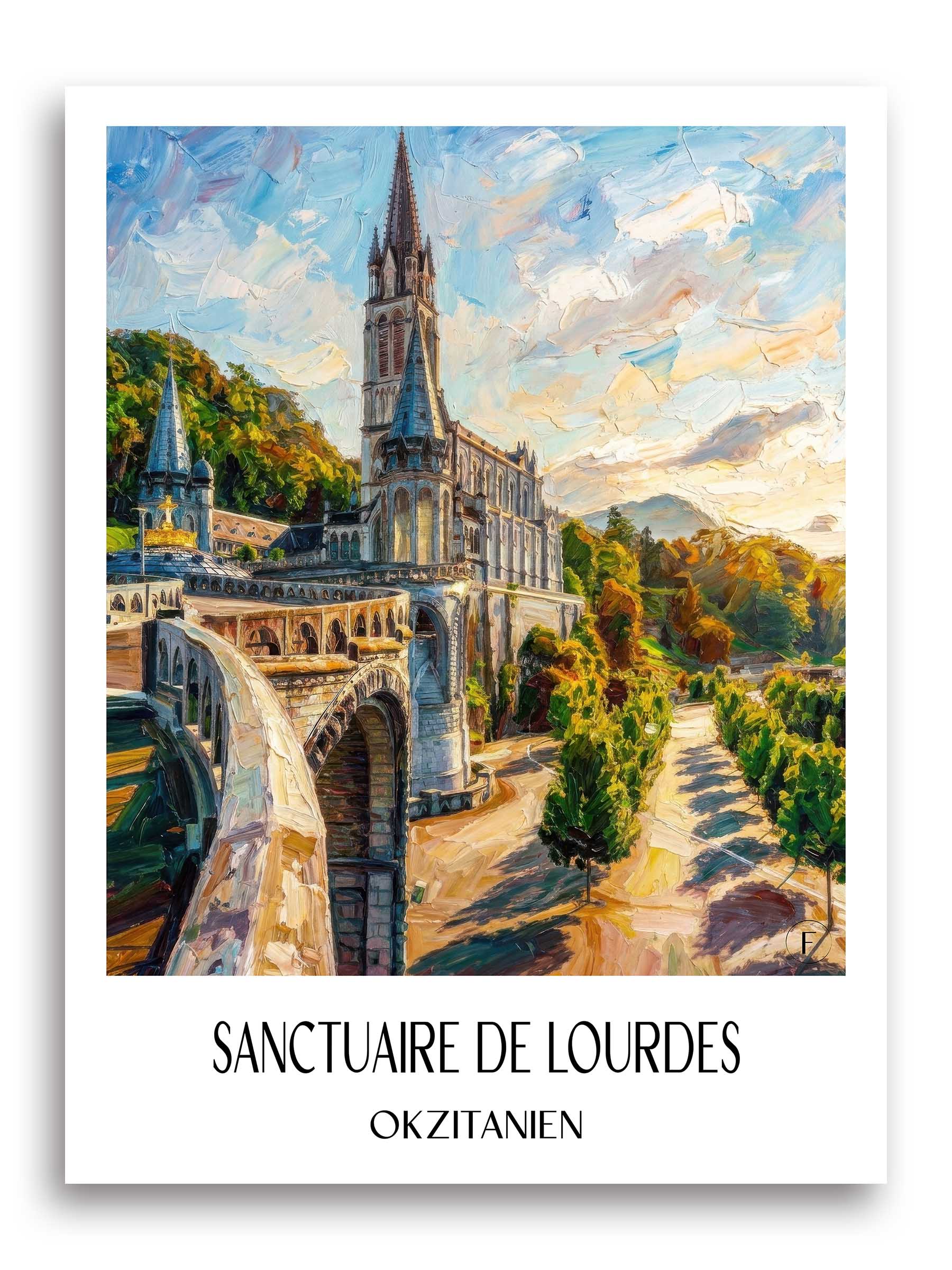 sanctuaire-de-lourdes-okzitanien-frankreich-poster-oil-painting-oelgemaelde