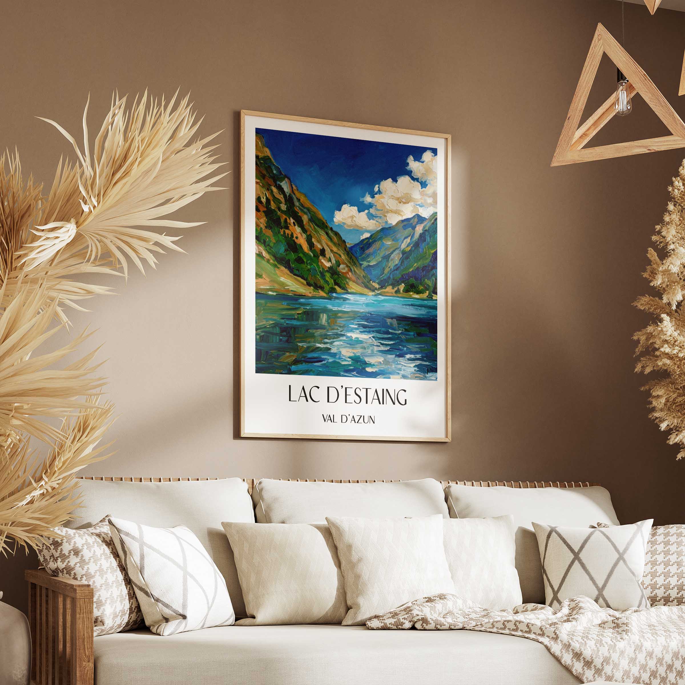 lac-d'estaing-val-d'azun-frankreich-poster-oil-painting-oelgemaelde