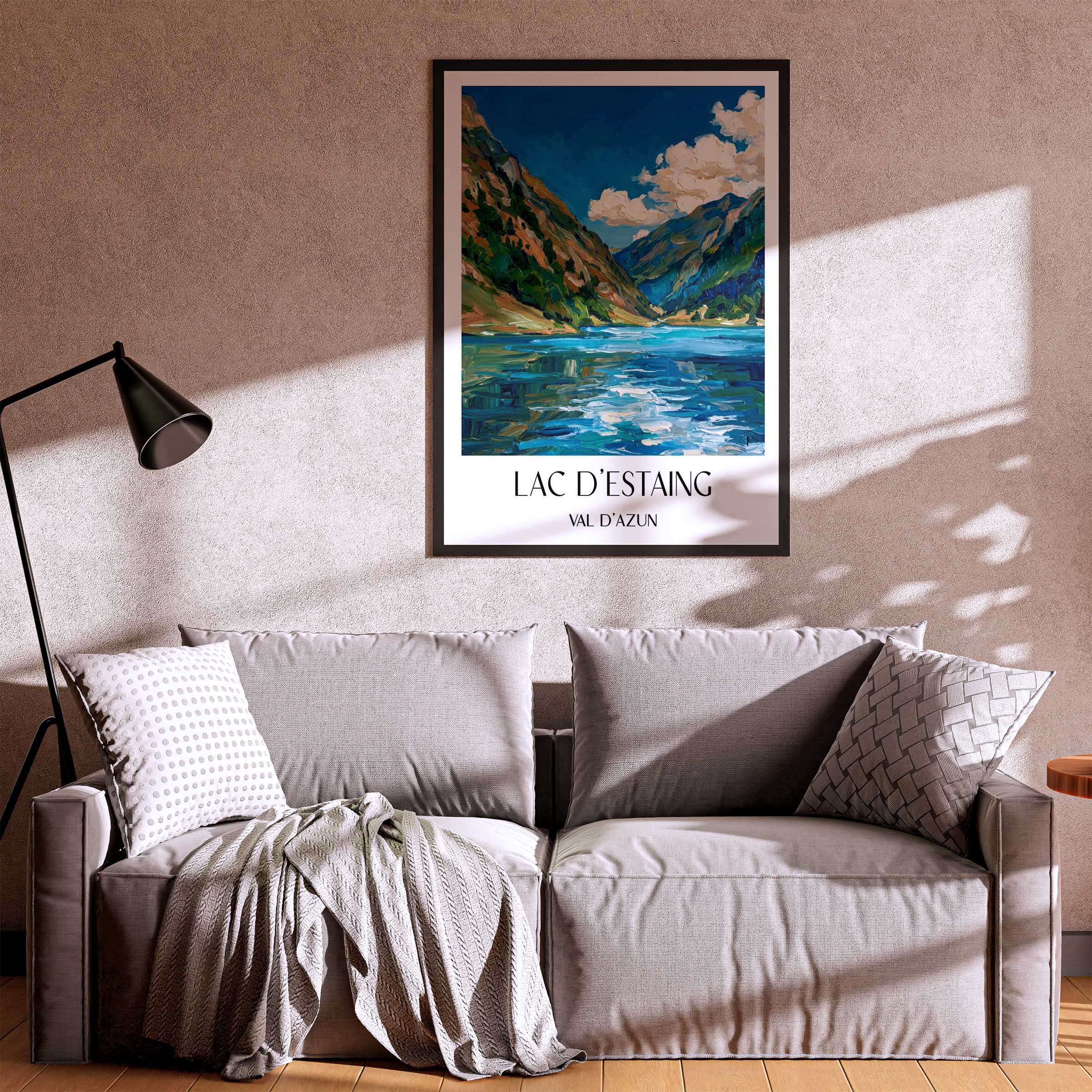 lac-d'estaing-val-d'azun-frankreich-poster-oil-painting-oelgemaelde