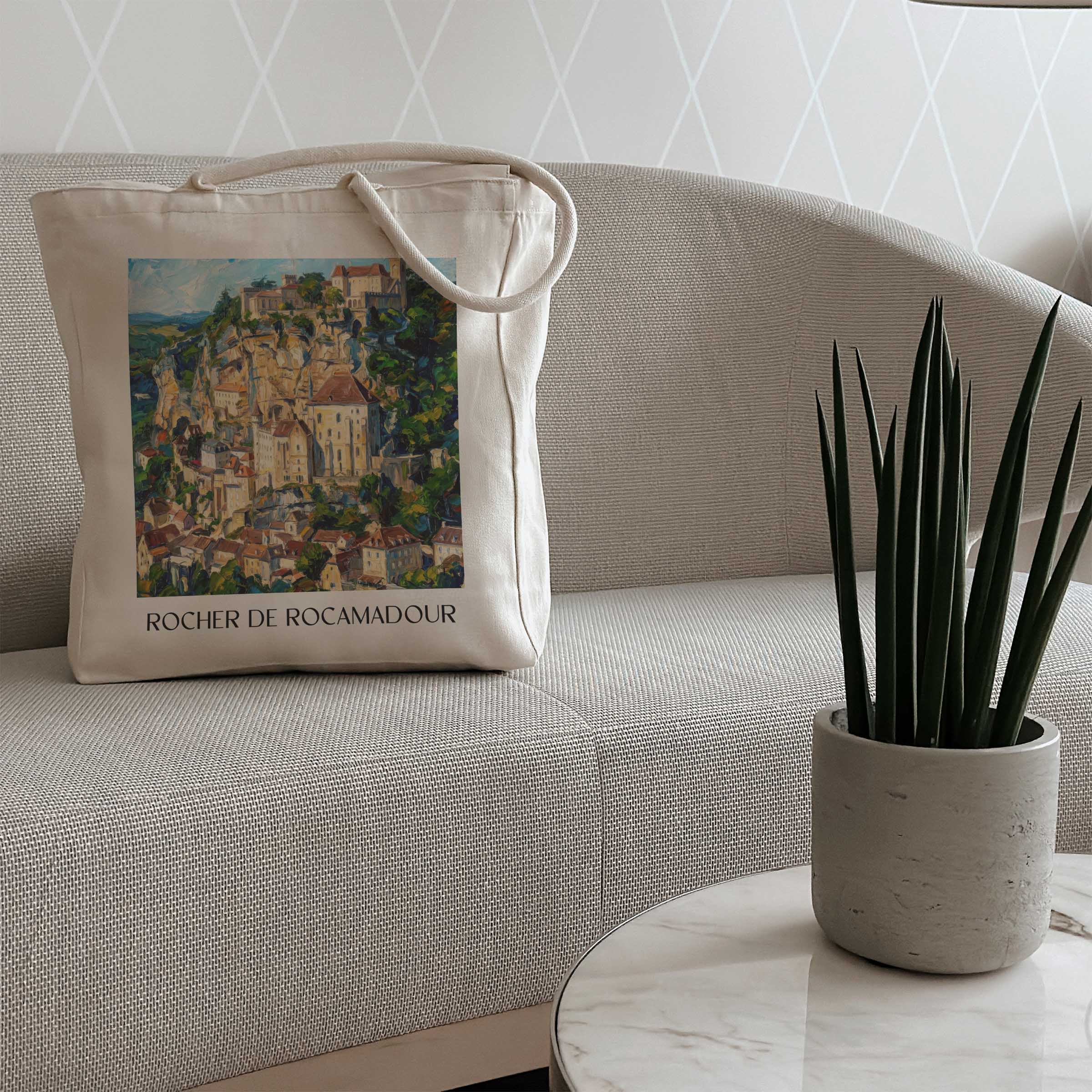 rocher-de-rocamadour-vallée-de-la-dordogne-frankreich-einkaufstasche-oil-painting-oelgemaelde