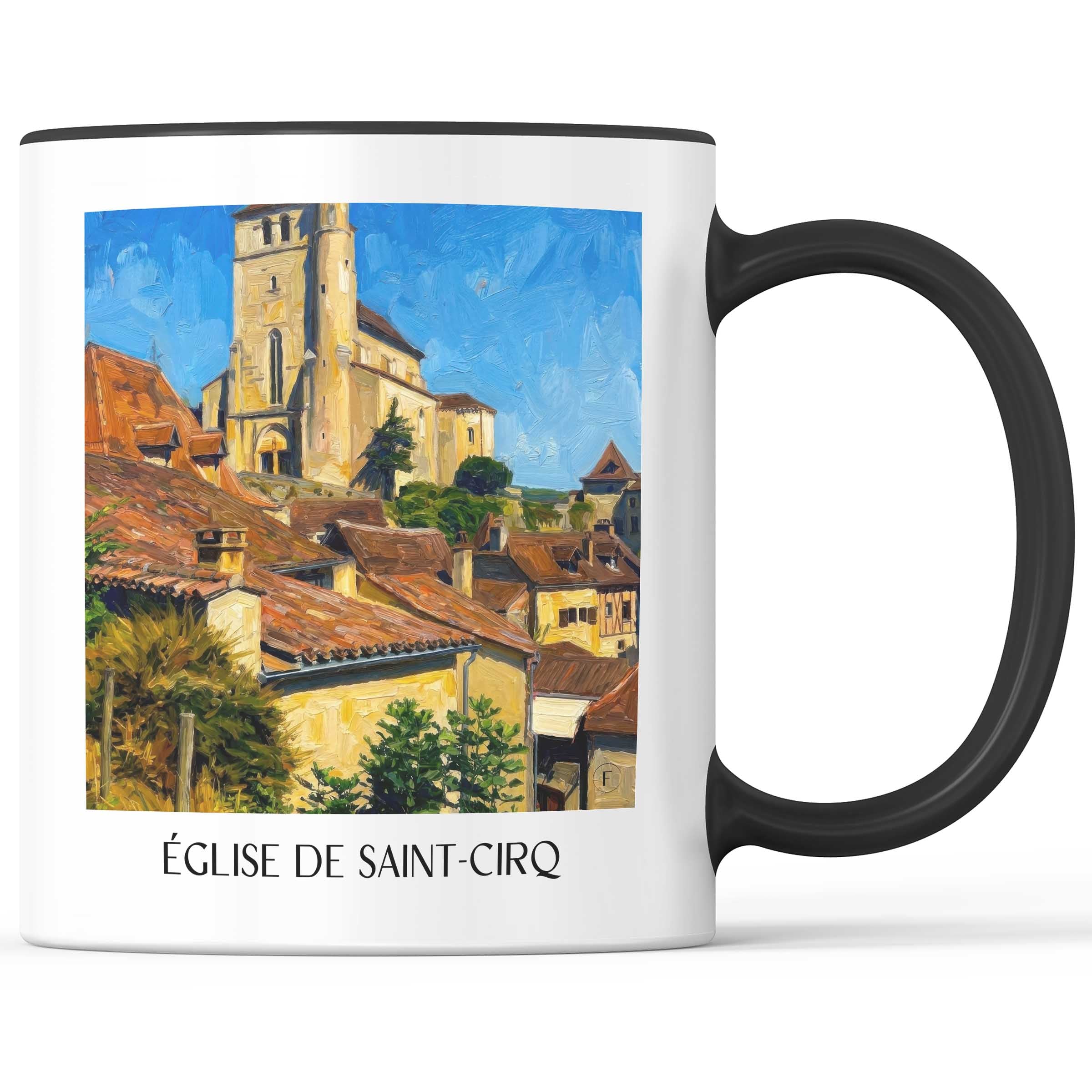 église-de-saint-cirq-saint-cirq-lapopie-frankreich-kaffeebecher-oil-painting-oelgemaelde