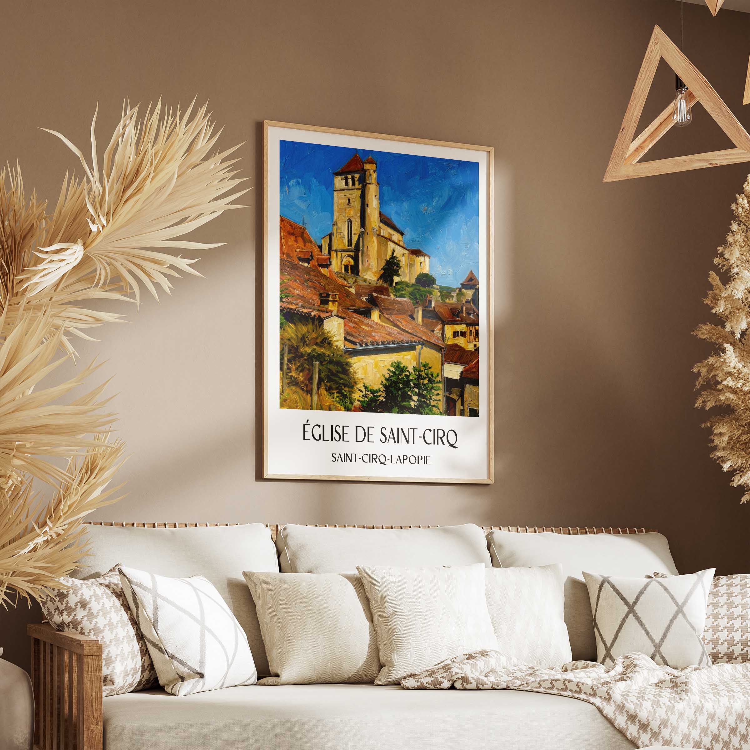 église-de-saint-cirq-saint-cirq-lapopie-frankreich-poster-oil-painting-oelgemaelde