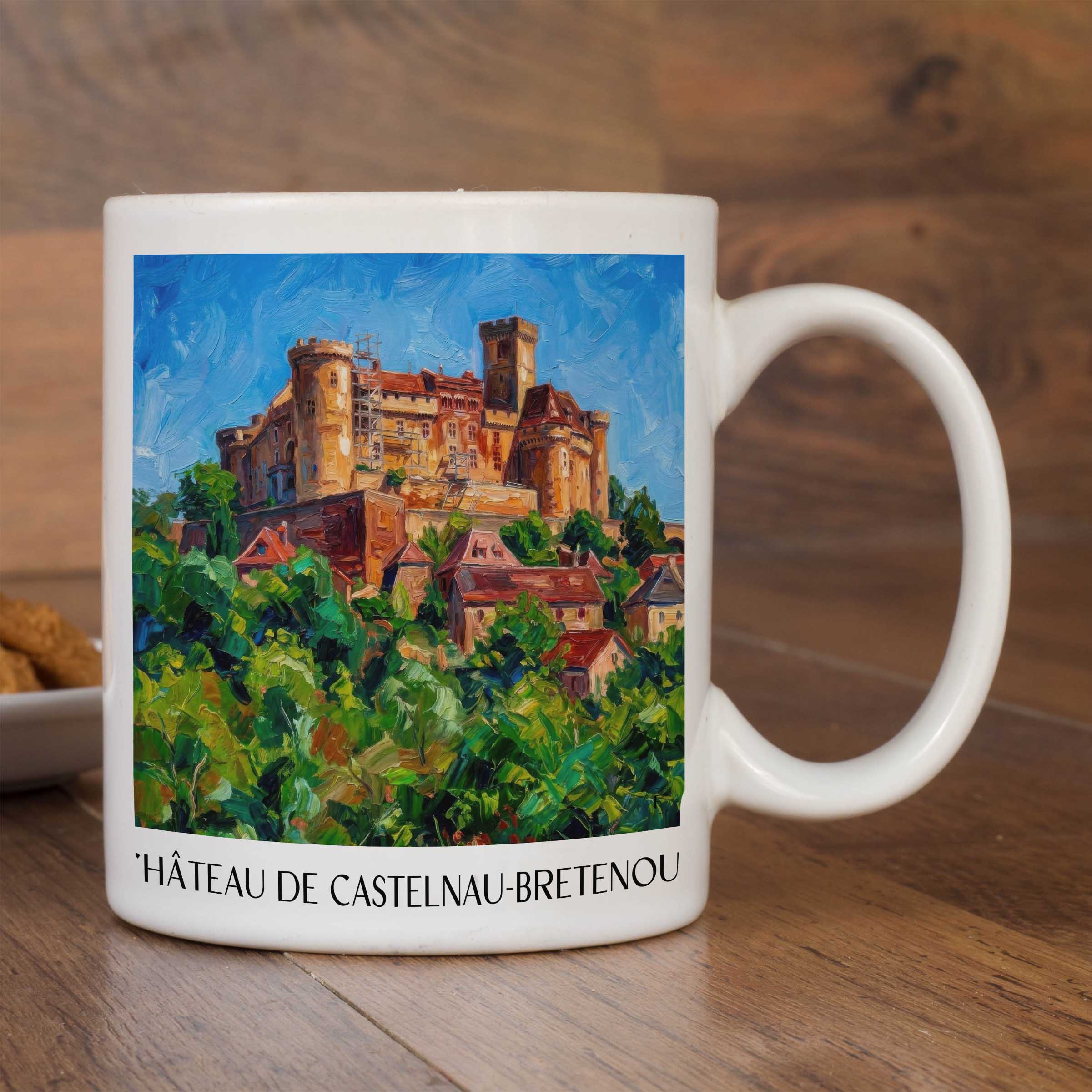 château-de-castelnau-bretenoux-vallée-de-la-dordogne-frankreich-kaffeebecher-oil-painting-oelgemaelde