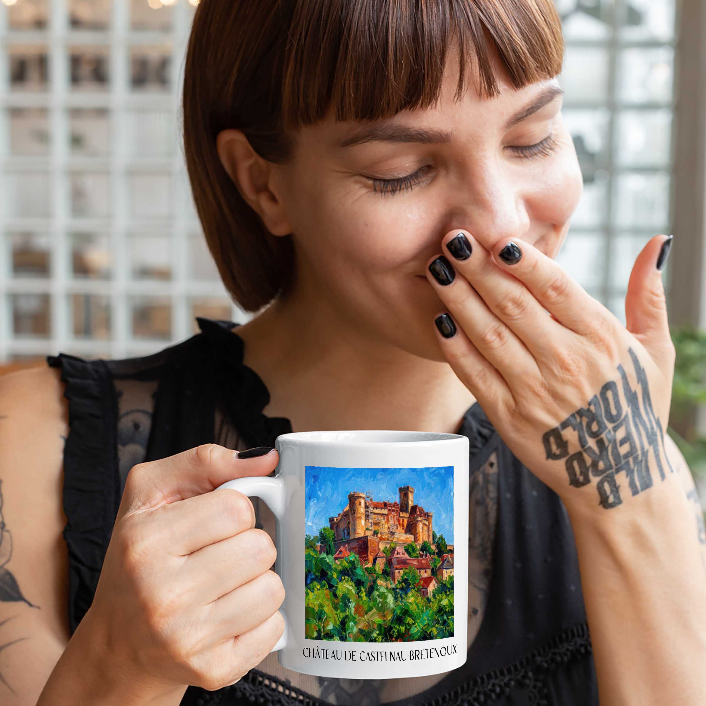 château-de-castelnau-bretenoux-vallée-de-la-dordogne-frankreich-kaffeebecher-oil-painting-oelgemaelde