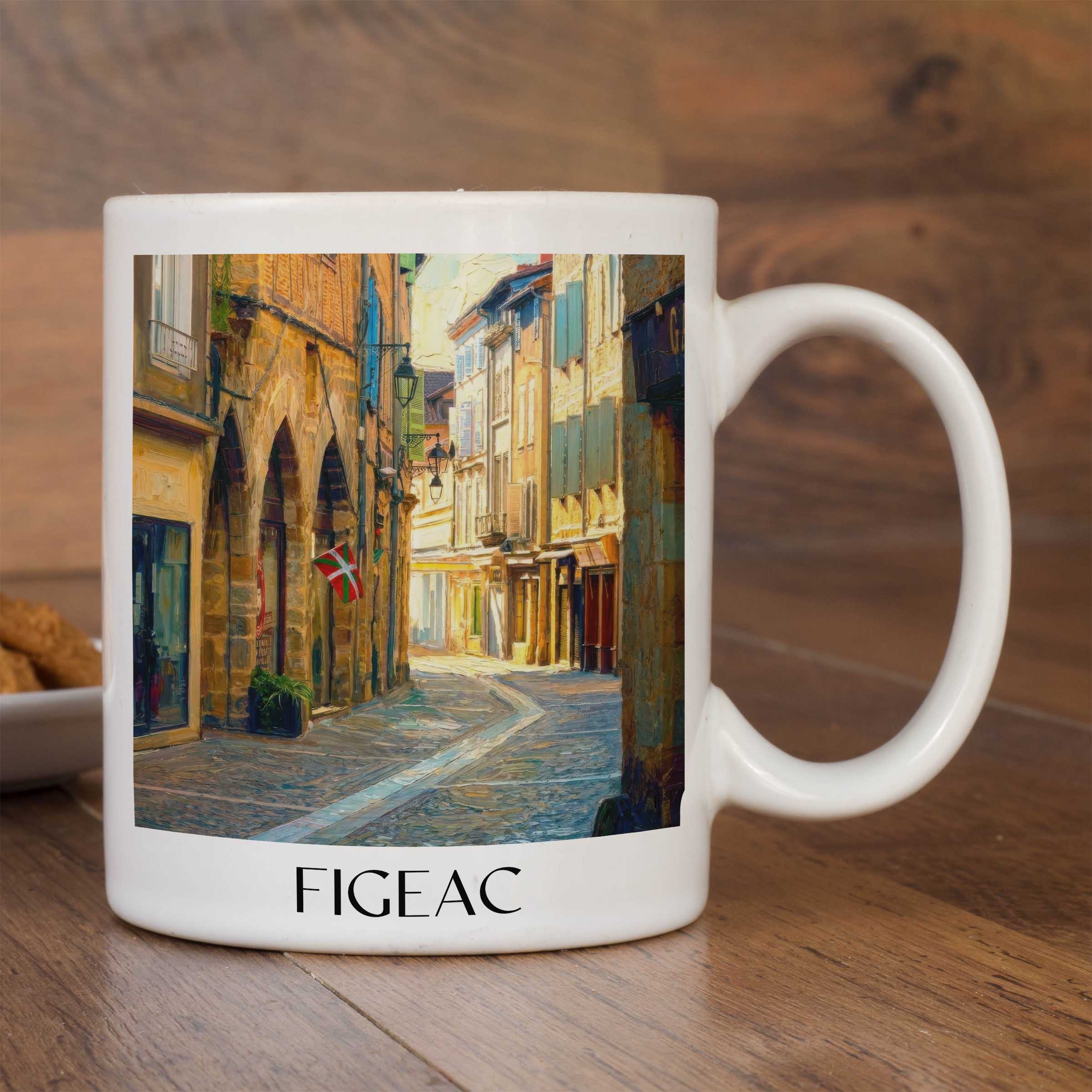 figeac-vallée-du-célé-frankreich-kaffeebecher-oil-painting-oelgemaelde