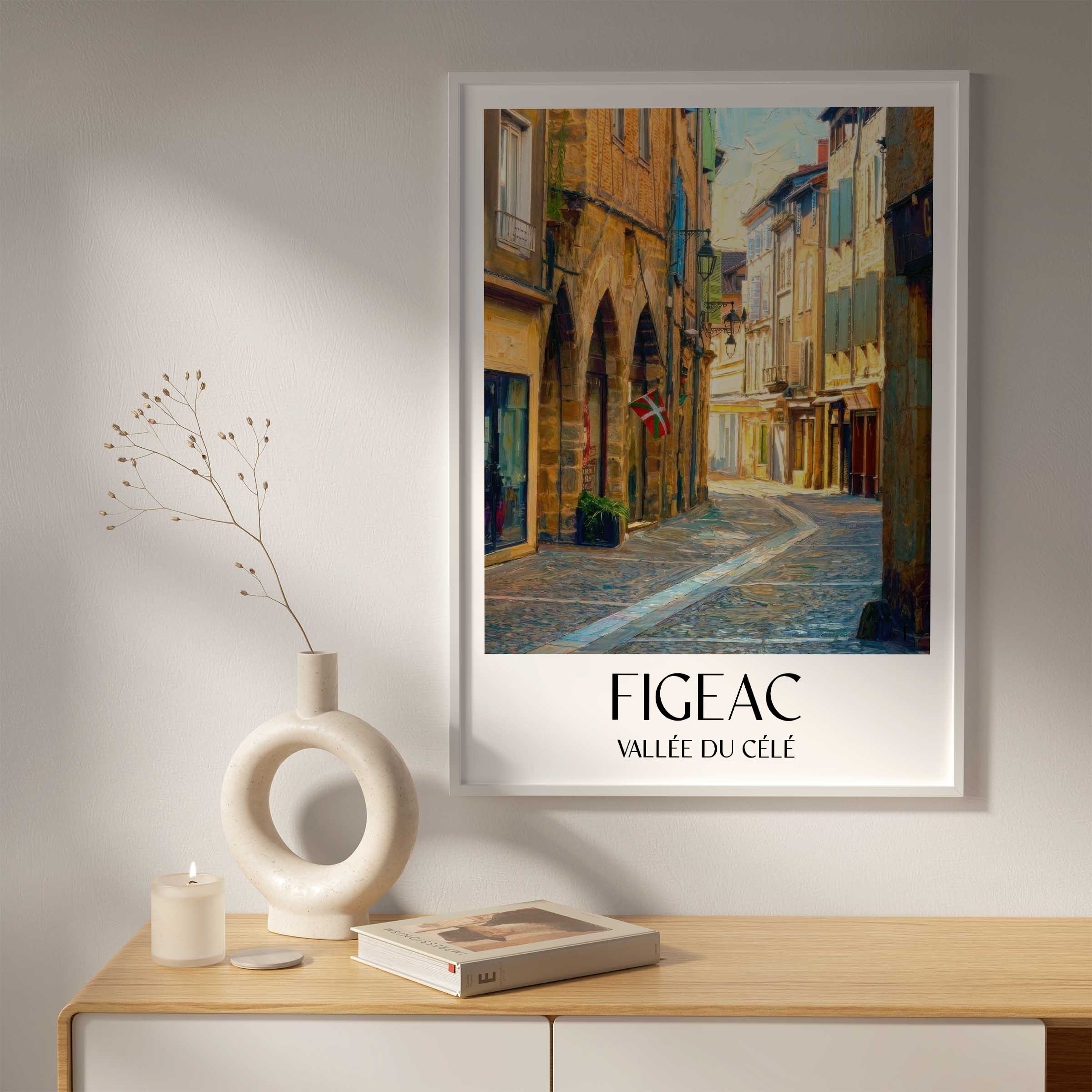figeac-vallée-du-célé-frankreich-poster-oil-painting-oelgemaelde