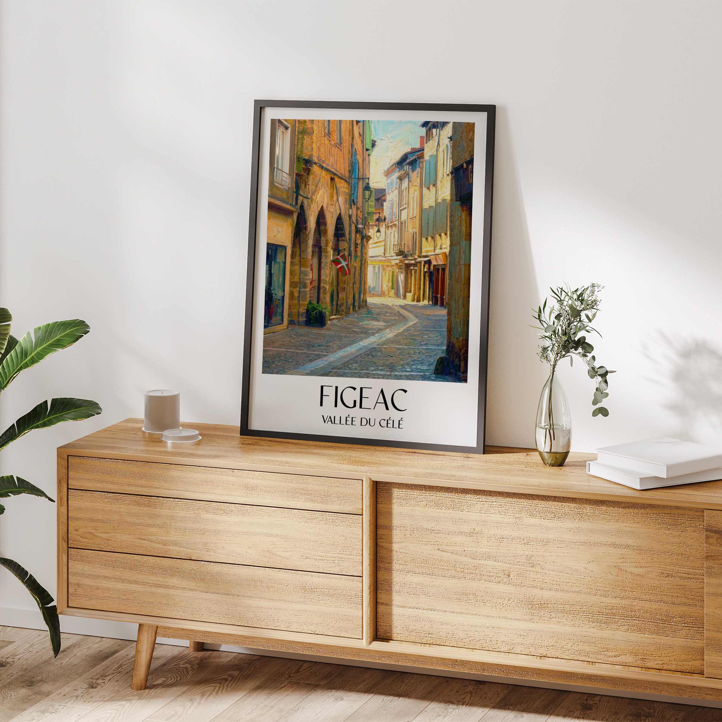 figeac-vallée-du-célé-frankreich-poster-oil-painting-oelgemaelde