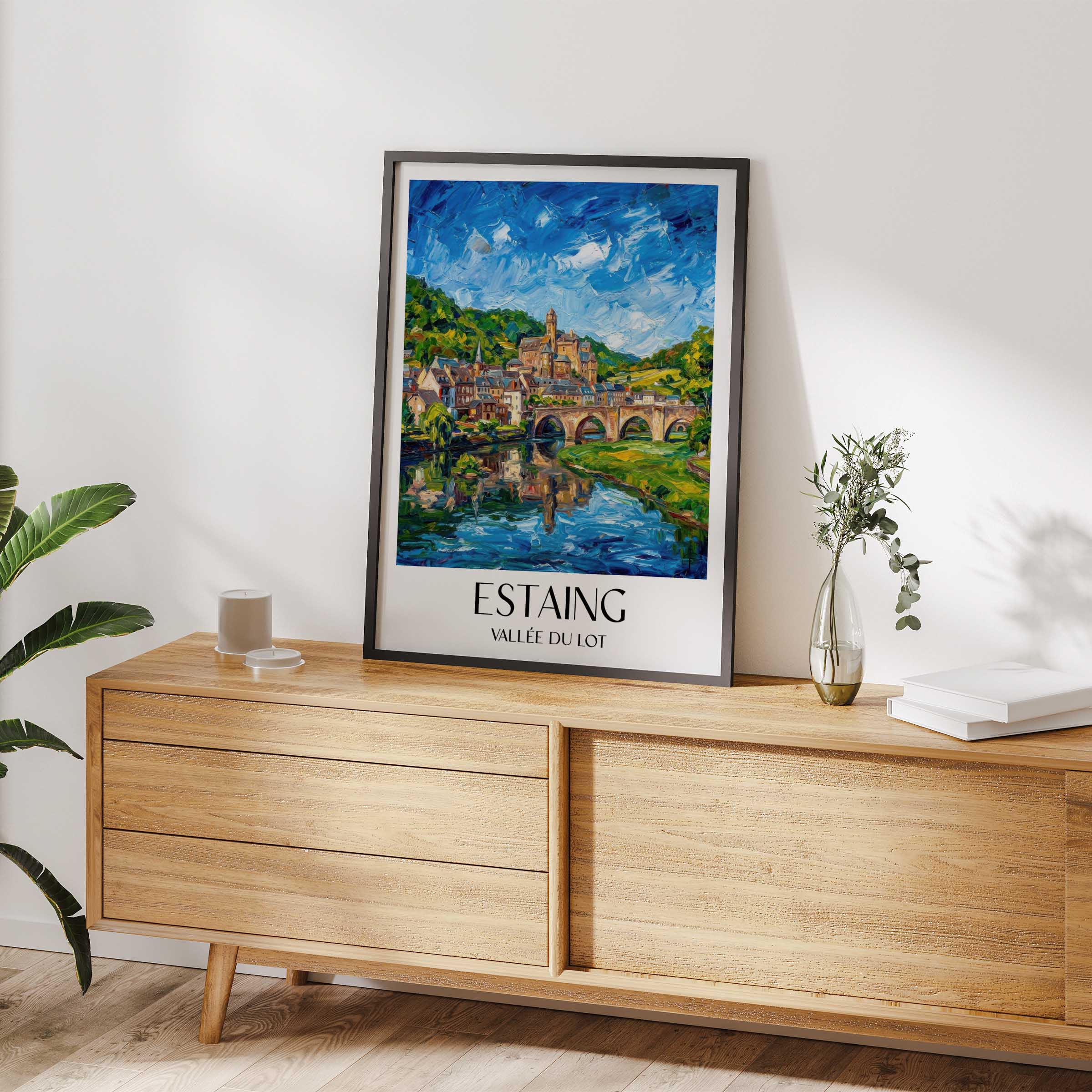 estaing-vallée-du-lot-frankreich-poster-oil-painting-oelgemaelde
