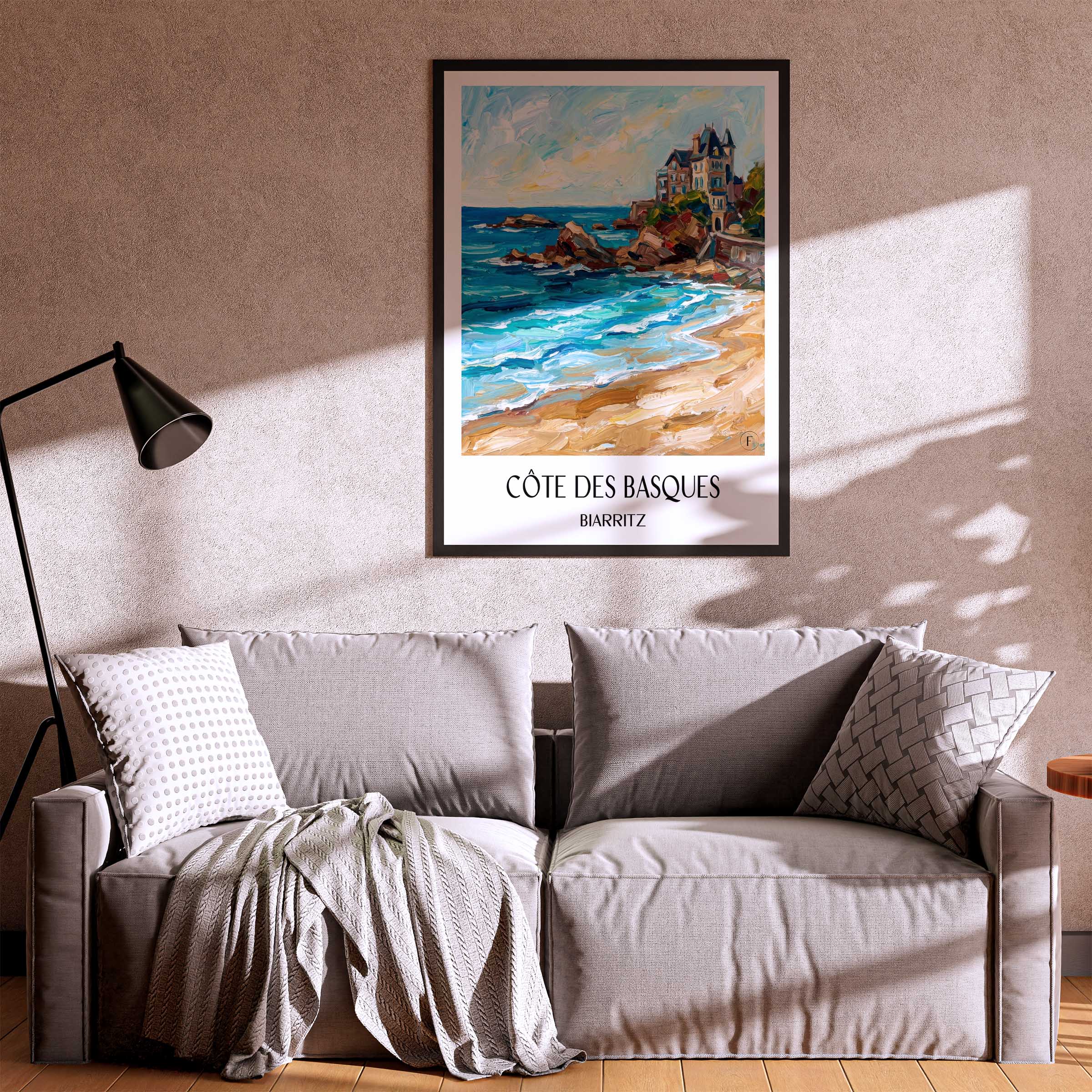 côte-des-basques-biarritz-frankreich-poster-oil-painting-oelgemaelde