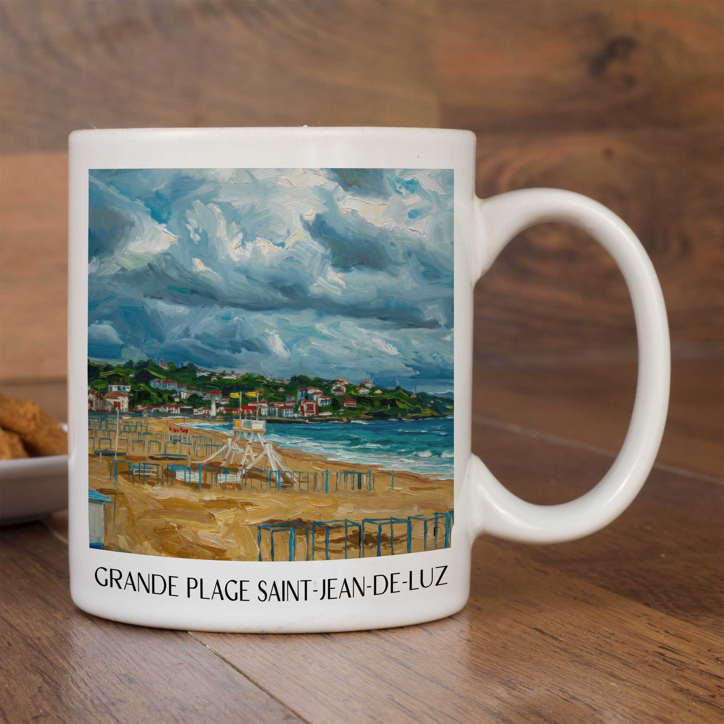 grande-plage-saint-jean-de-luz-pays-basque-frankreich-kaffeebecher-oil-painting-oelgemaelde