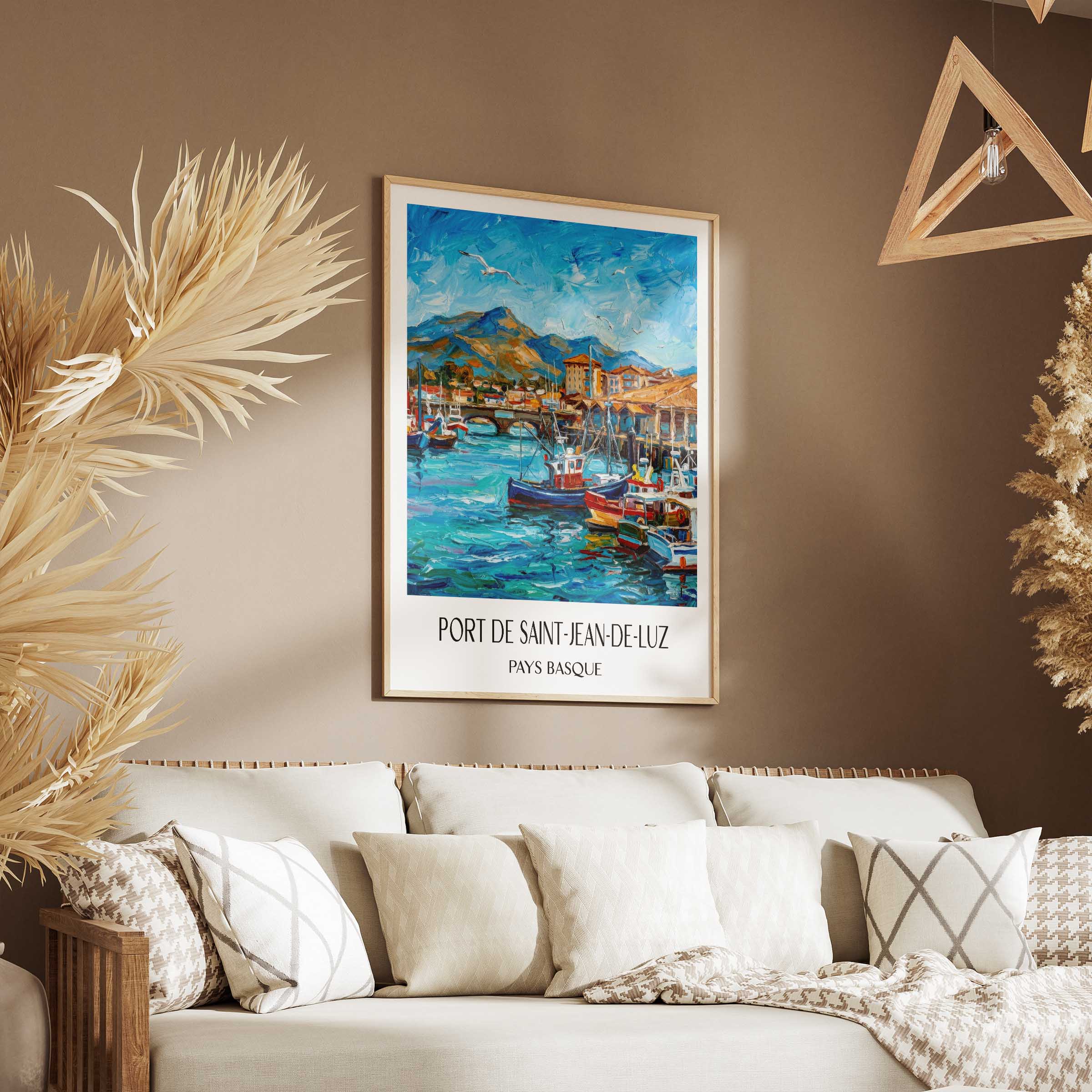 port-de-saint-jean-de-luz-pays-basque-frankreich-poster-oil-painting-oelgemaelde