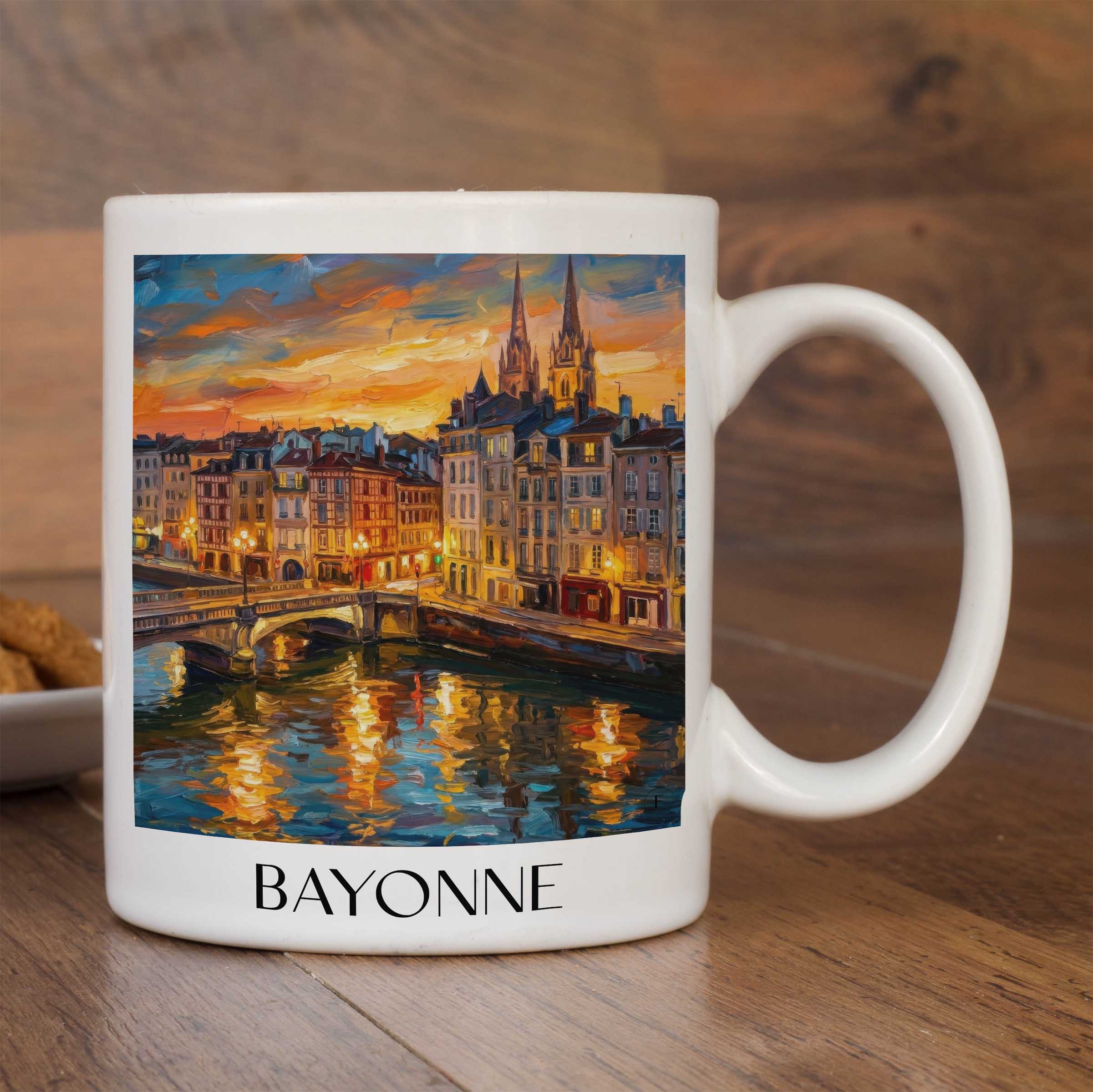 bayonne-pays-basque-frankreich-kaffeebecher-oil-painting-oelgemaelde
