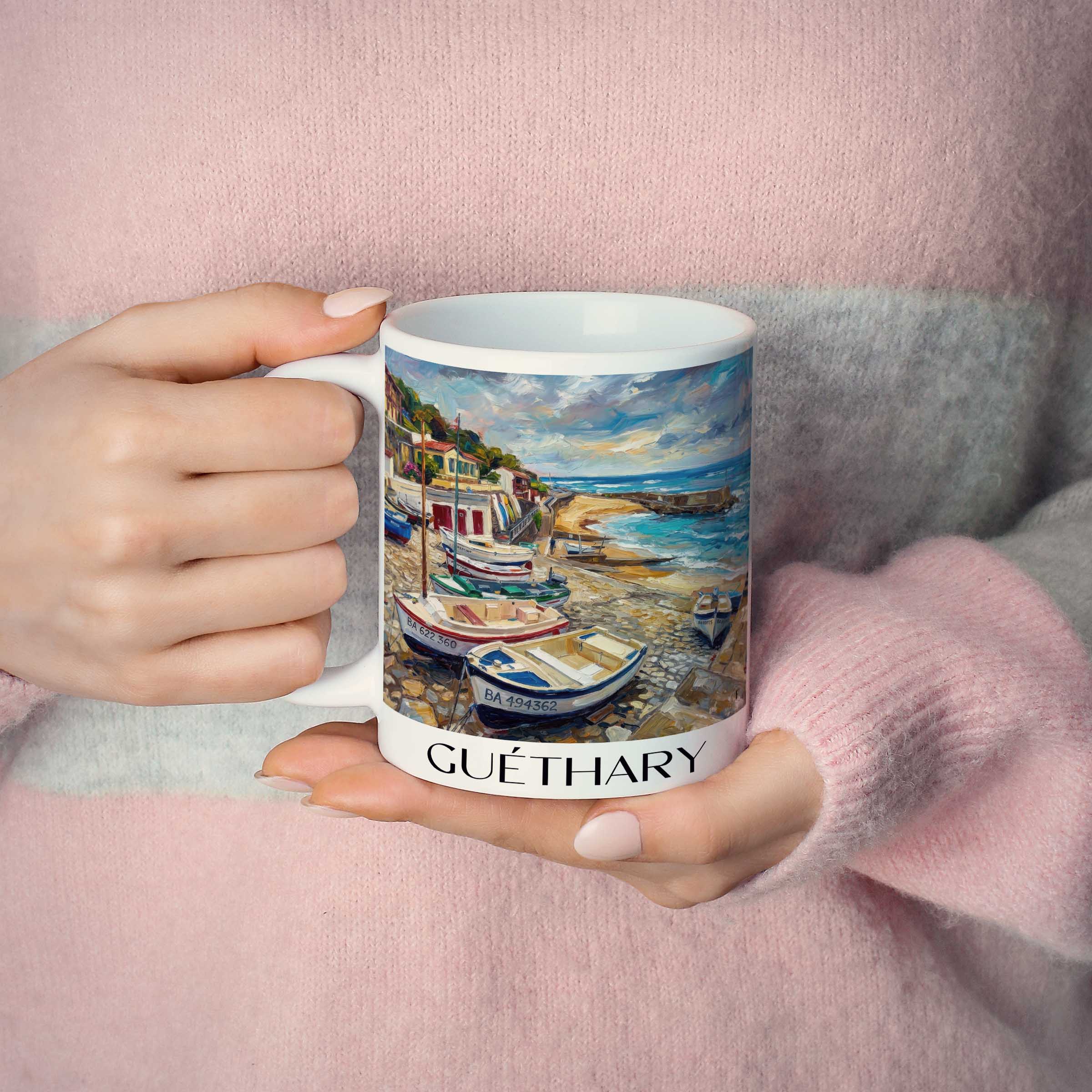 guéthary-pays-basque-frankreich-kaffeebecher-oil-painting-oelgemaelde