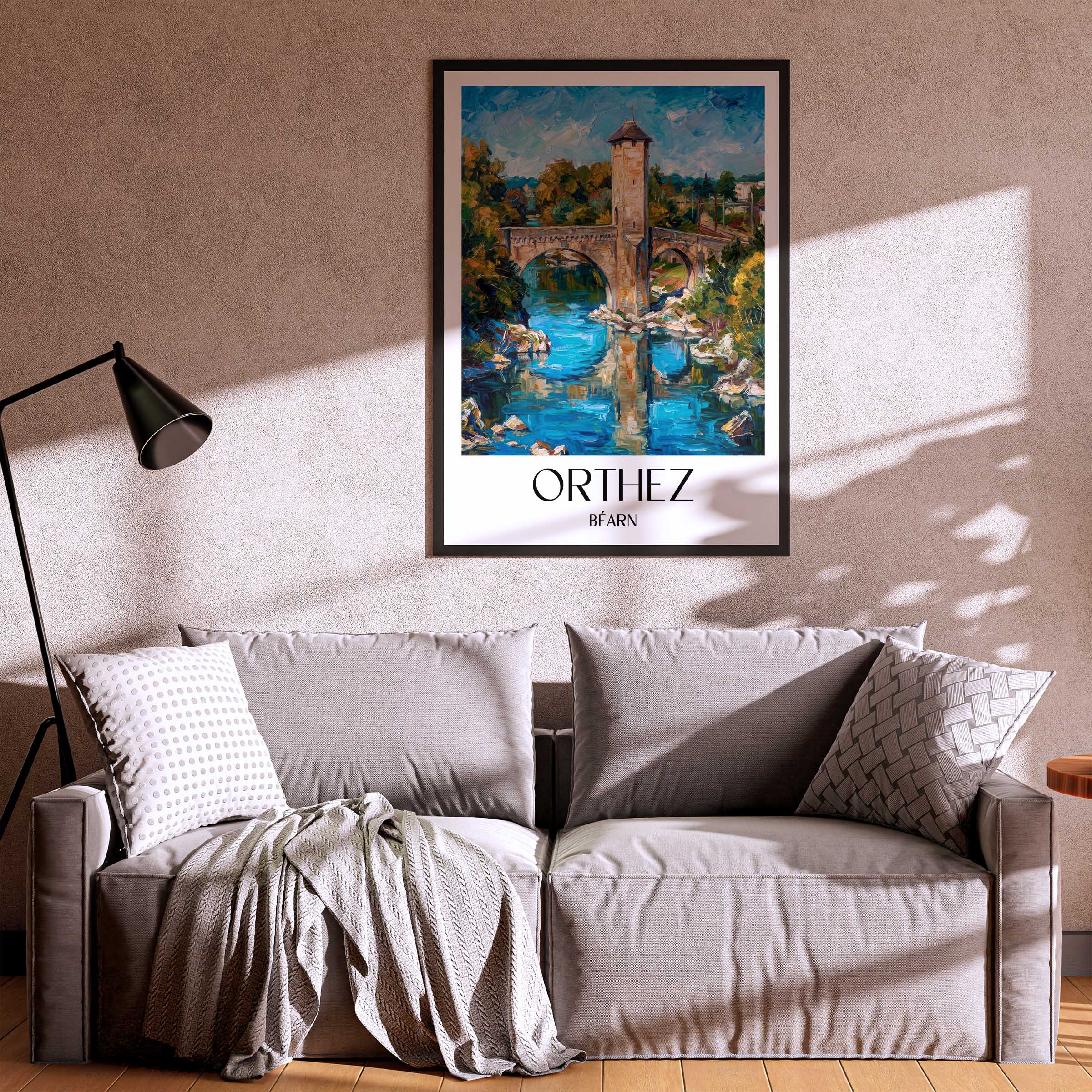 orthez-béarn-frankreich-poster-oil-painting-oelgemaelde