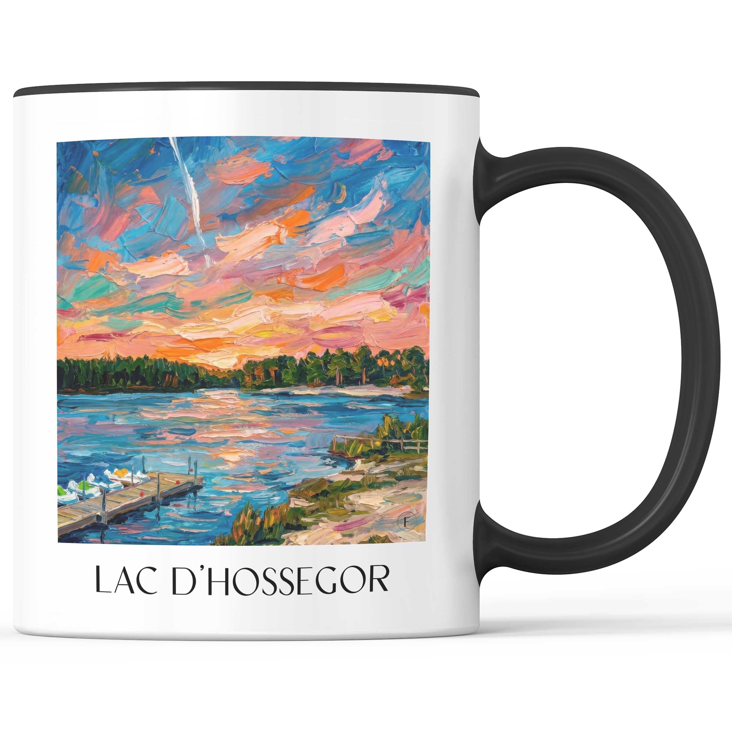 lac-d'hossegor-côte-landaise-frankreich-kaffeebecher-oil-painting-oelgemaelde
