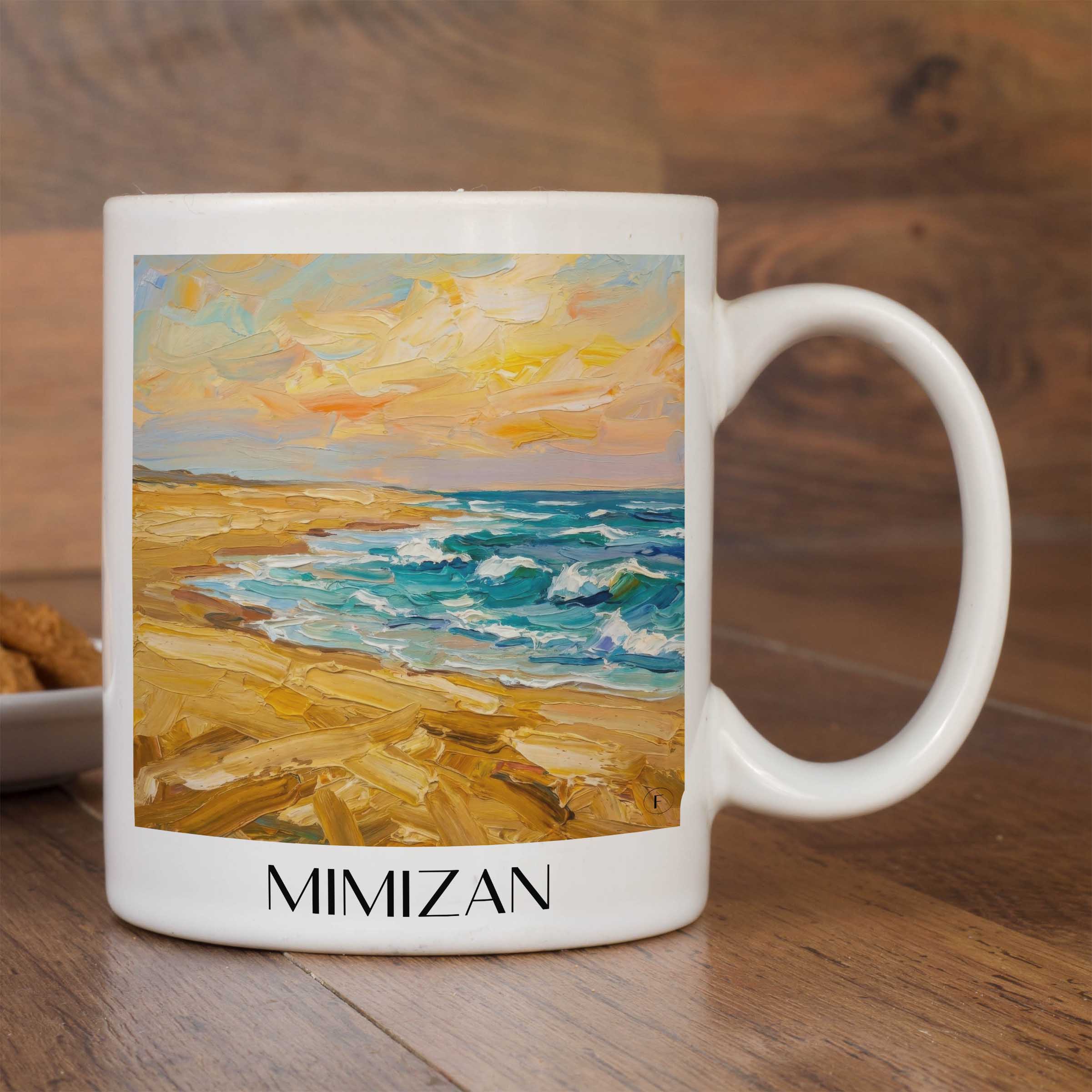 mimizan-côte-landaise-frankreich-kaffeebecher-oil-painting-oelgemaelde
