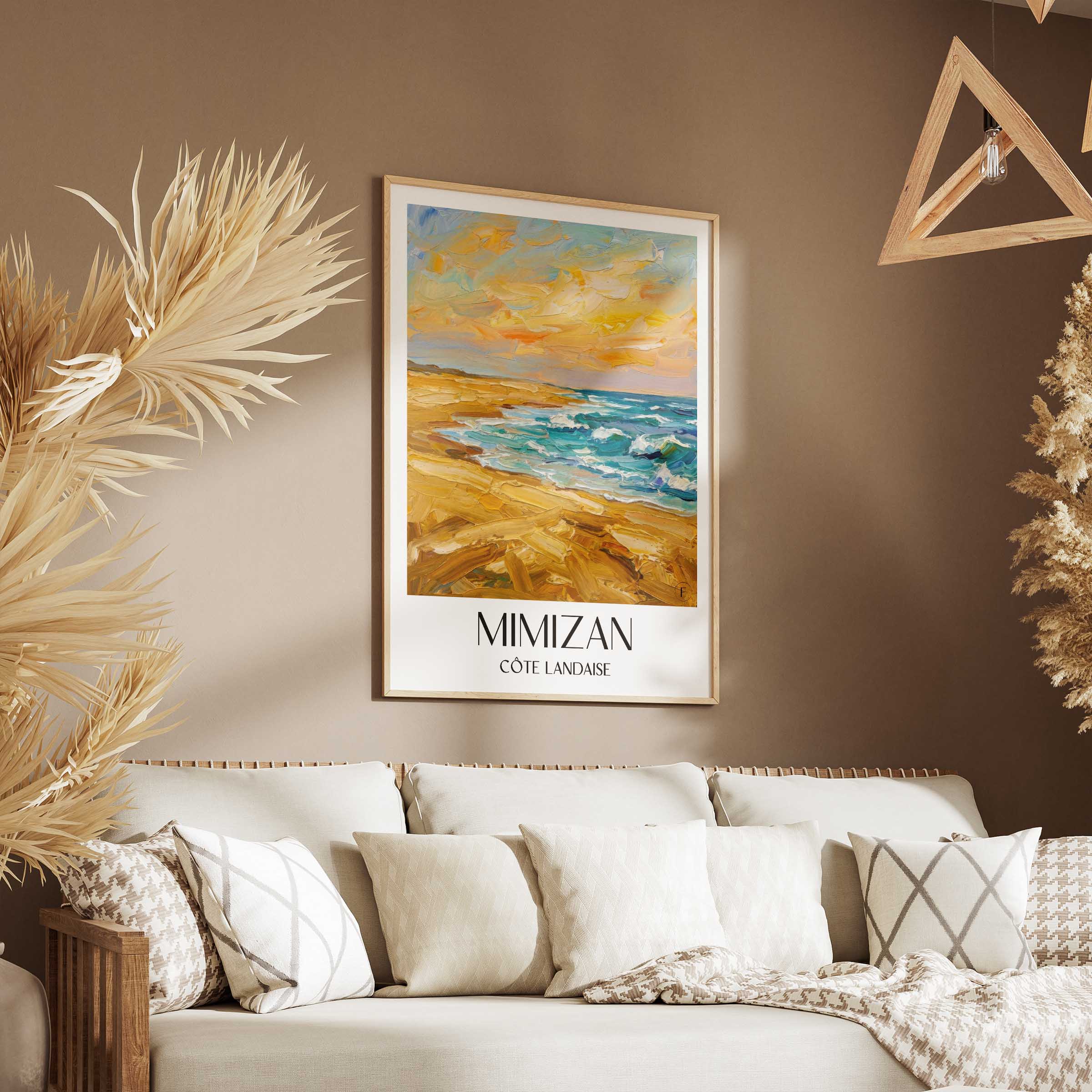mimizan-côte-landaise-frankreich-poster-oil-painting-oelgemaelde