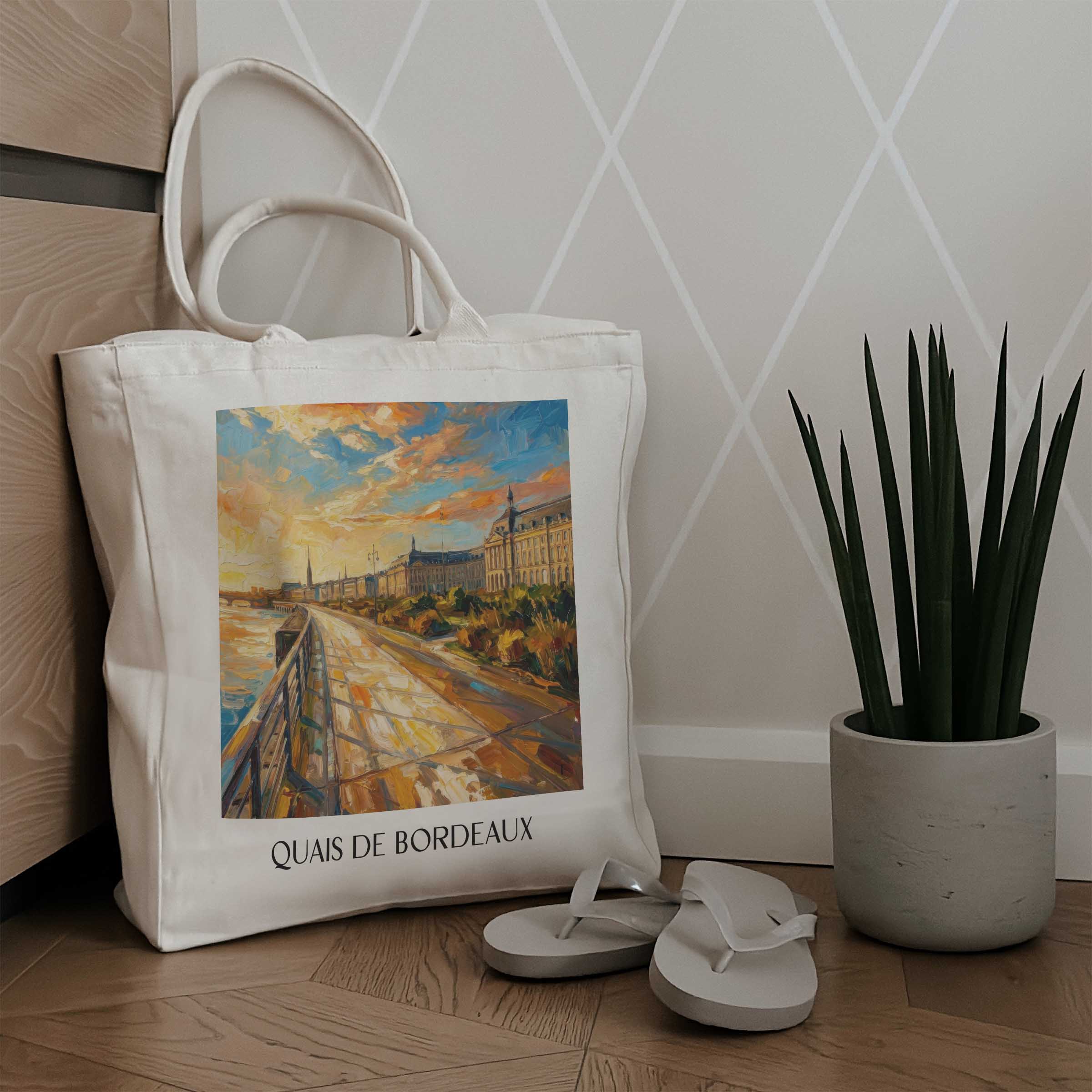 quais-de-bordeaux-gironde-frankreich-einkaufstasche-oil-painting-oelgemaelde