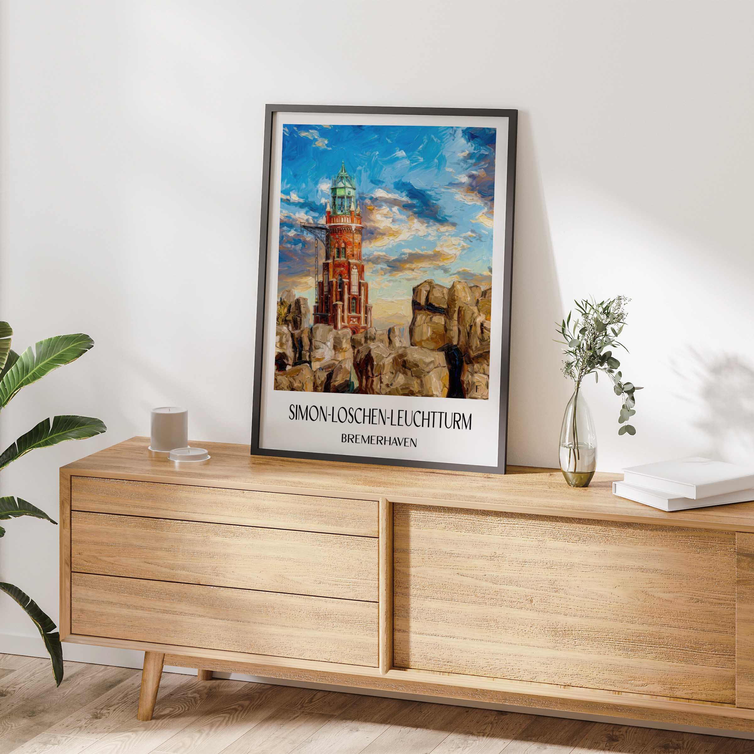 simon-loschen-leuchtturm-bremerhaven-deutschland-poster-oil-painting-oelgemaelde