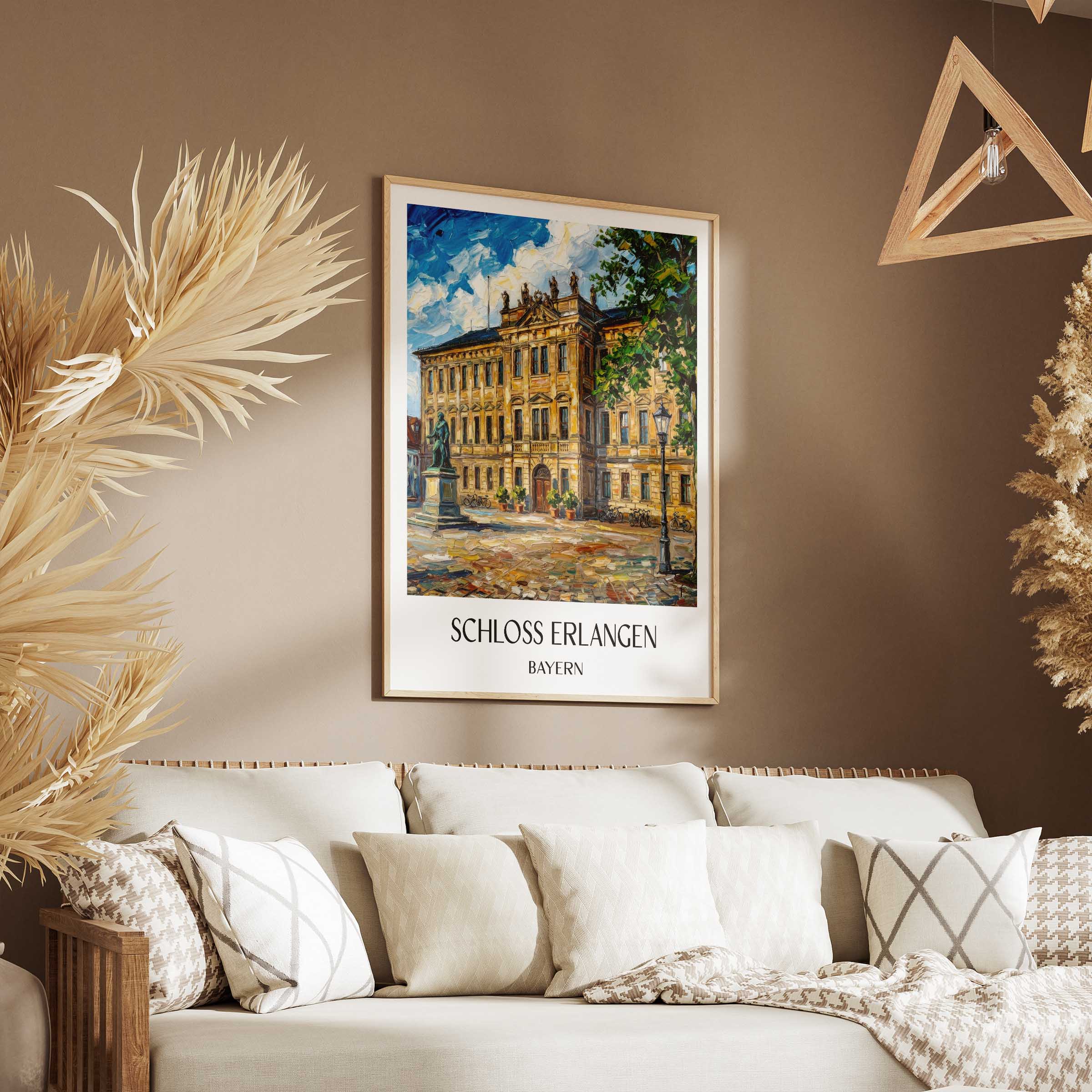 schloss-erlangen-bayern-deutschland-poster-oil-painting-oelgemaelde