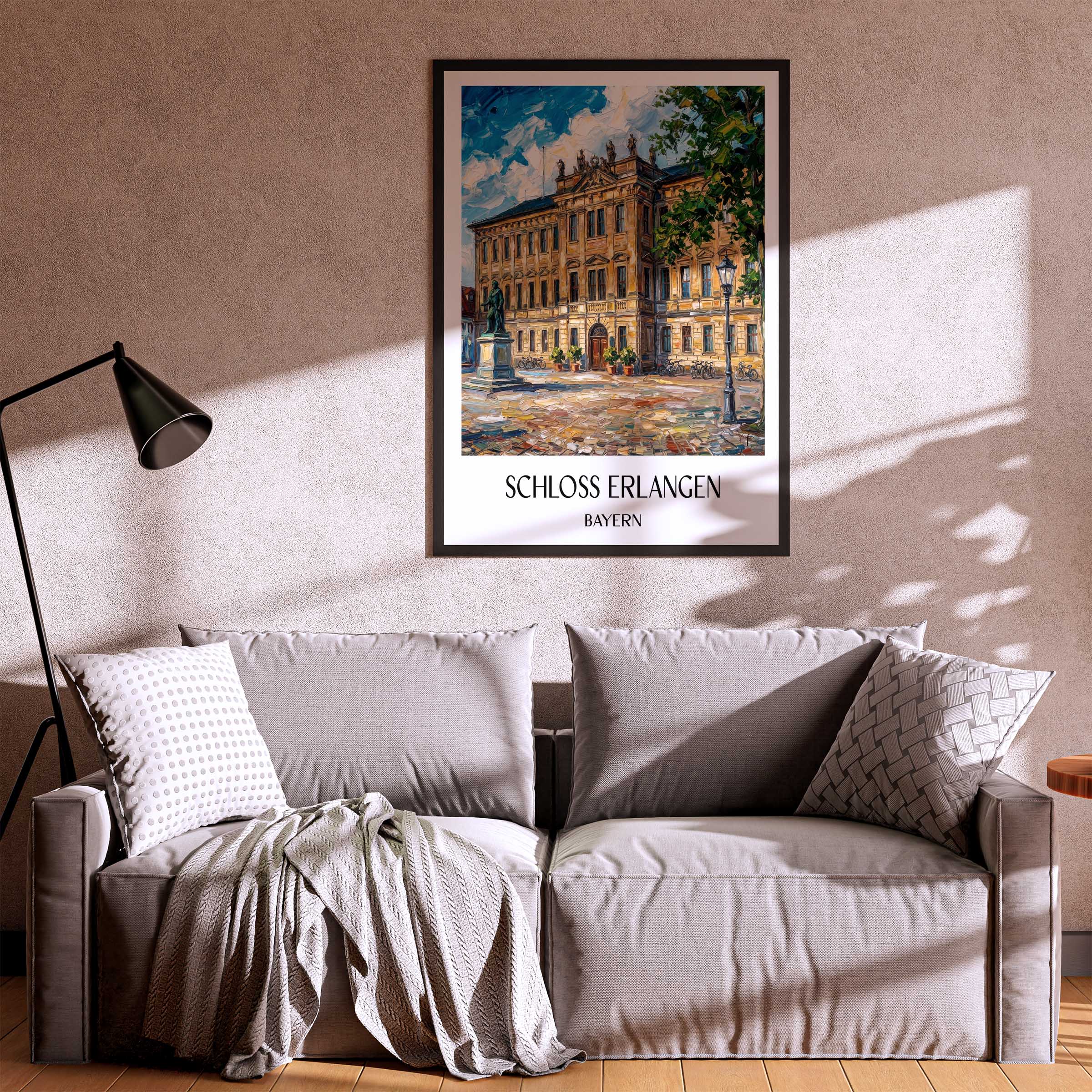schloss-erlangen-bayern-deutschland-poster-oil-painting-oelgemaelde