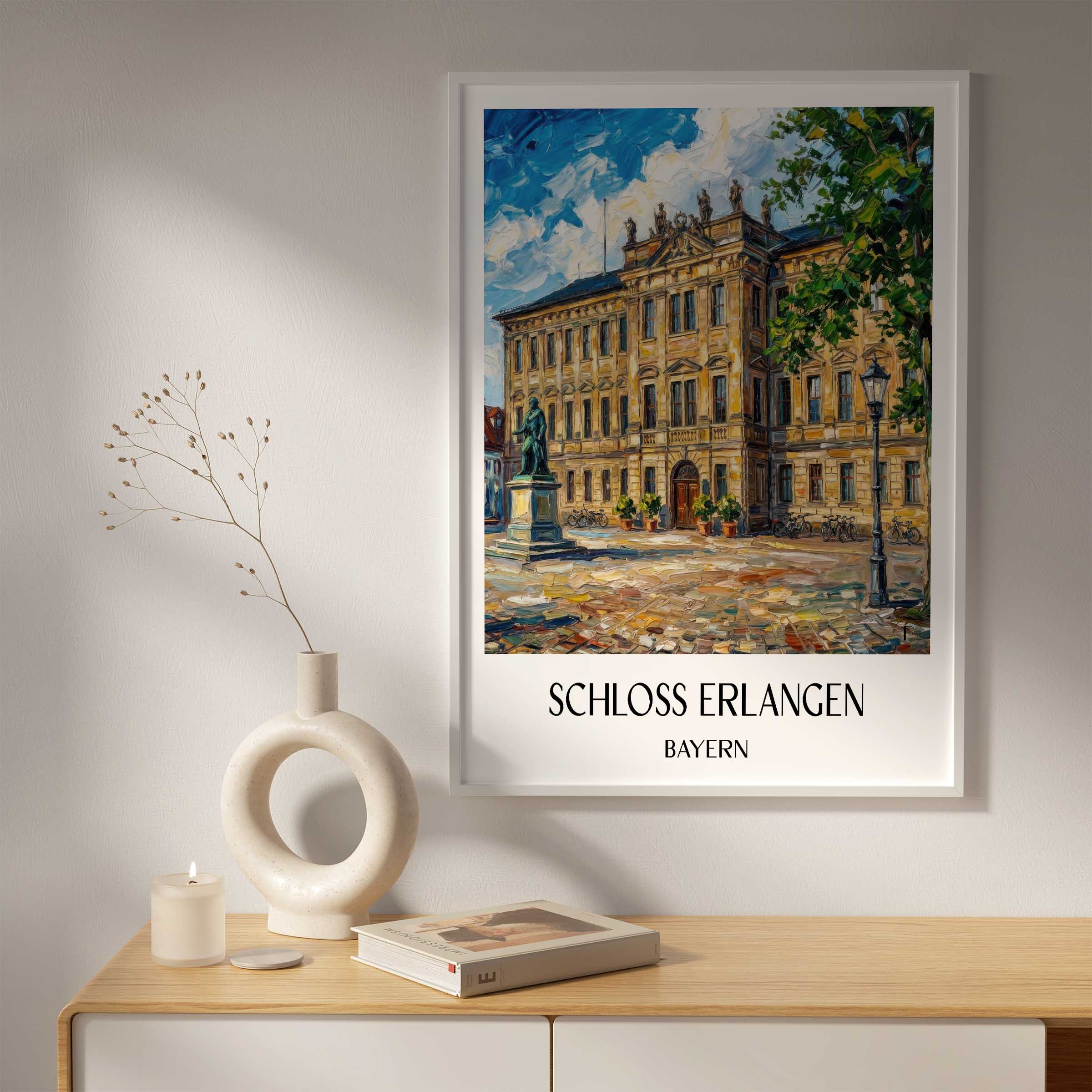 schloss-erlangen-bayern-deutschland-poster-oil-painting-oelgemaelde