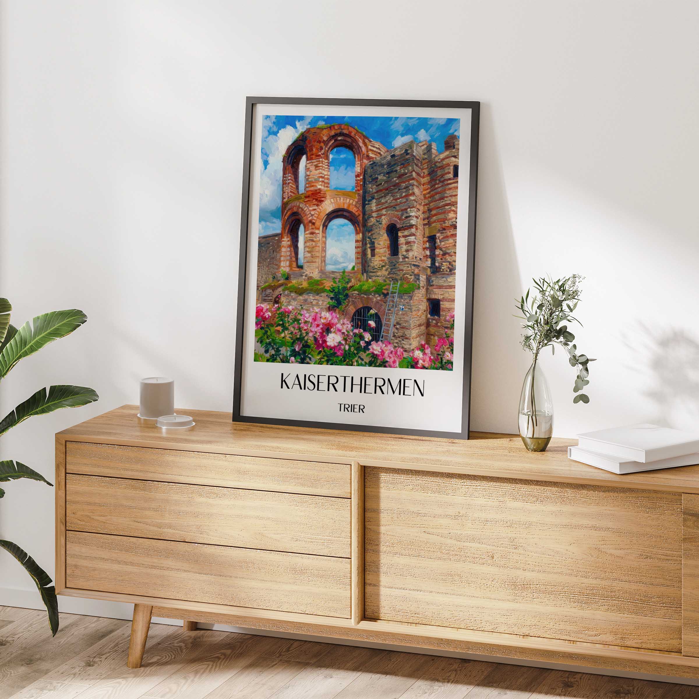 kaiserthermen-trier-deutschland-poster-oil-painting-oelgemaelde