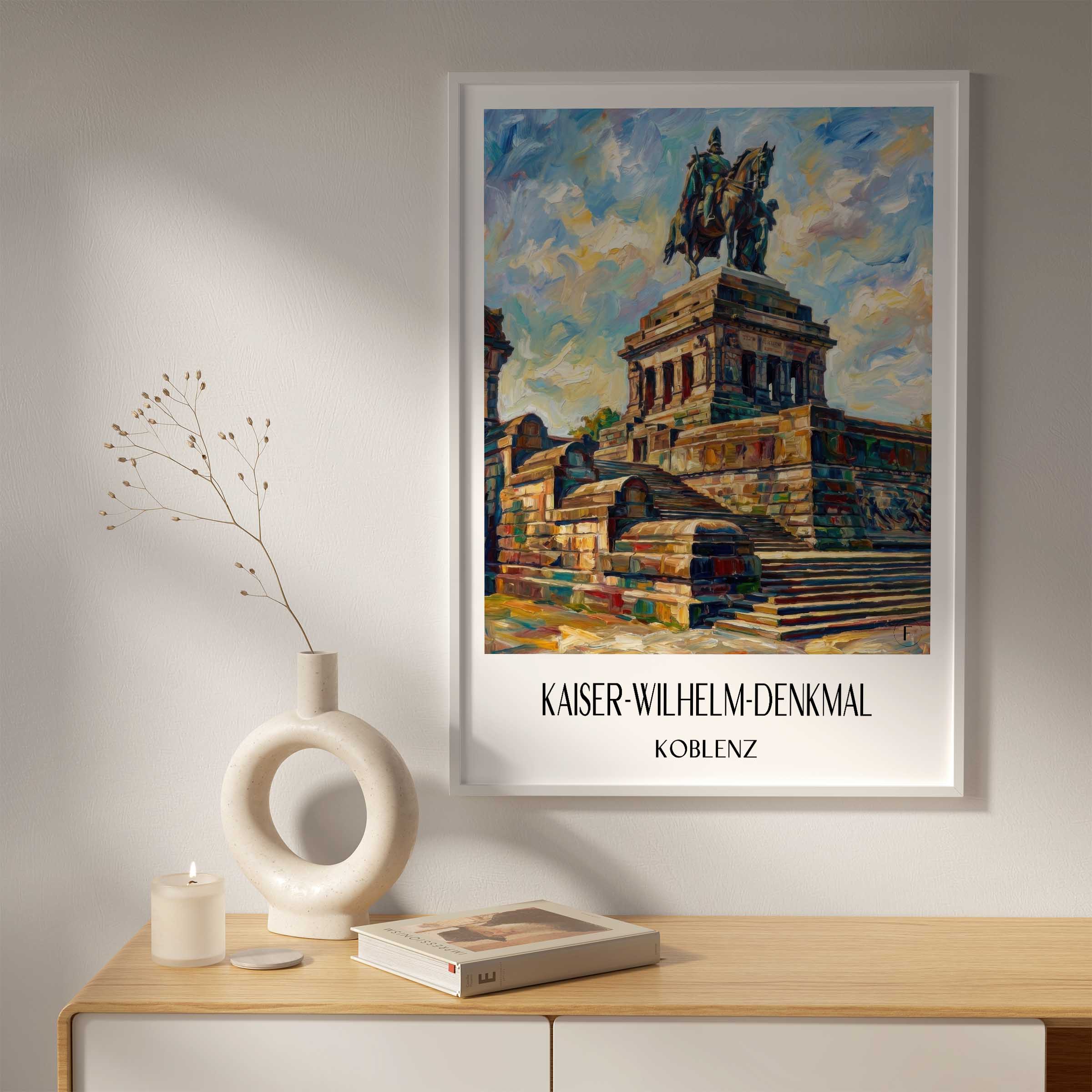kaiser-wilhelm-denkmal-koblenz-deutschland-poster-oil-painting-oelgemaelde