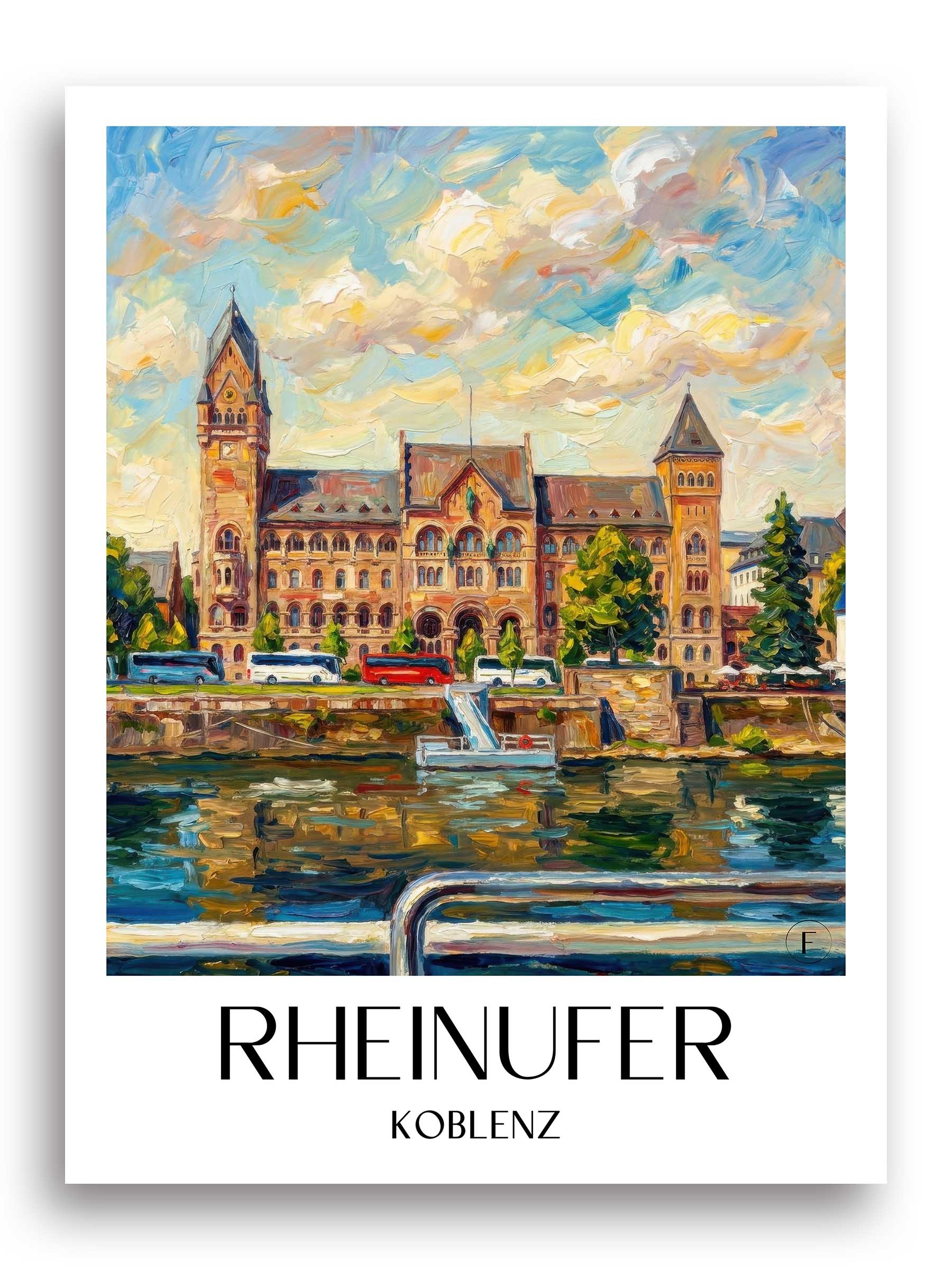 rheinufer-koblenz-deutschland-poster-oil-painting-oelgemaelde