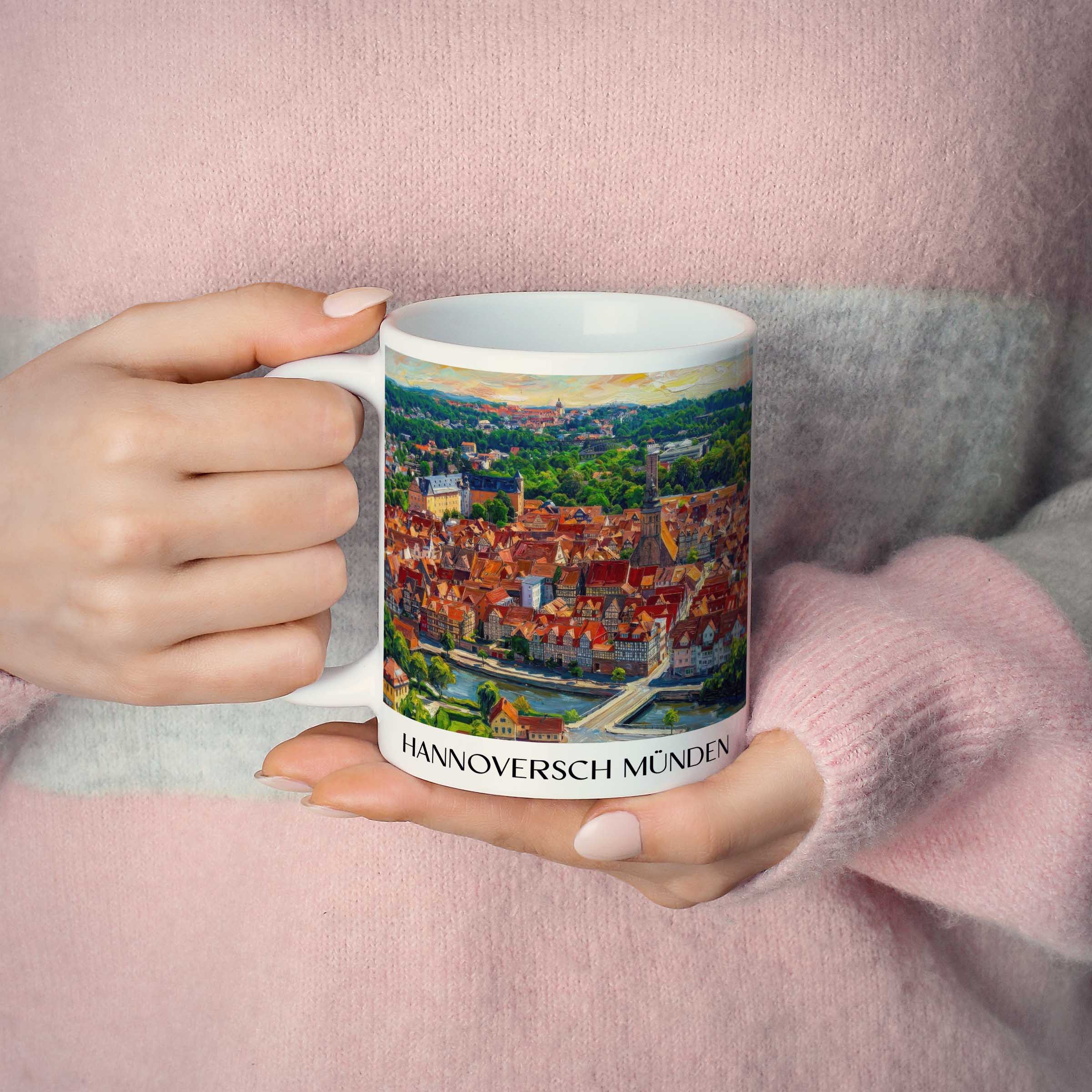 hannoversch-münden-niedersachsen-deutschland-kaffeebecher-oil-painting-oelgemaelde