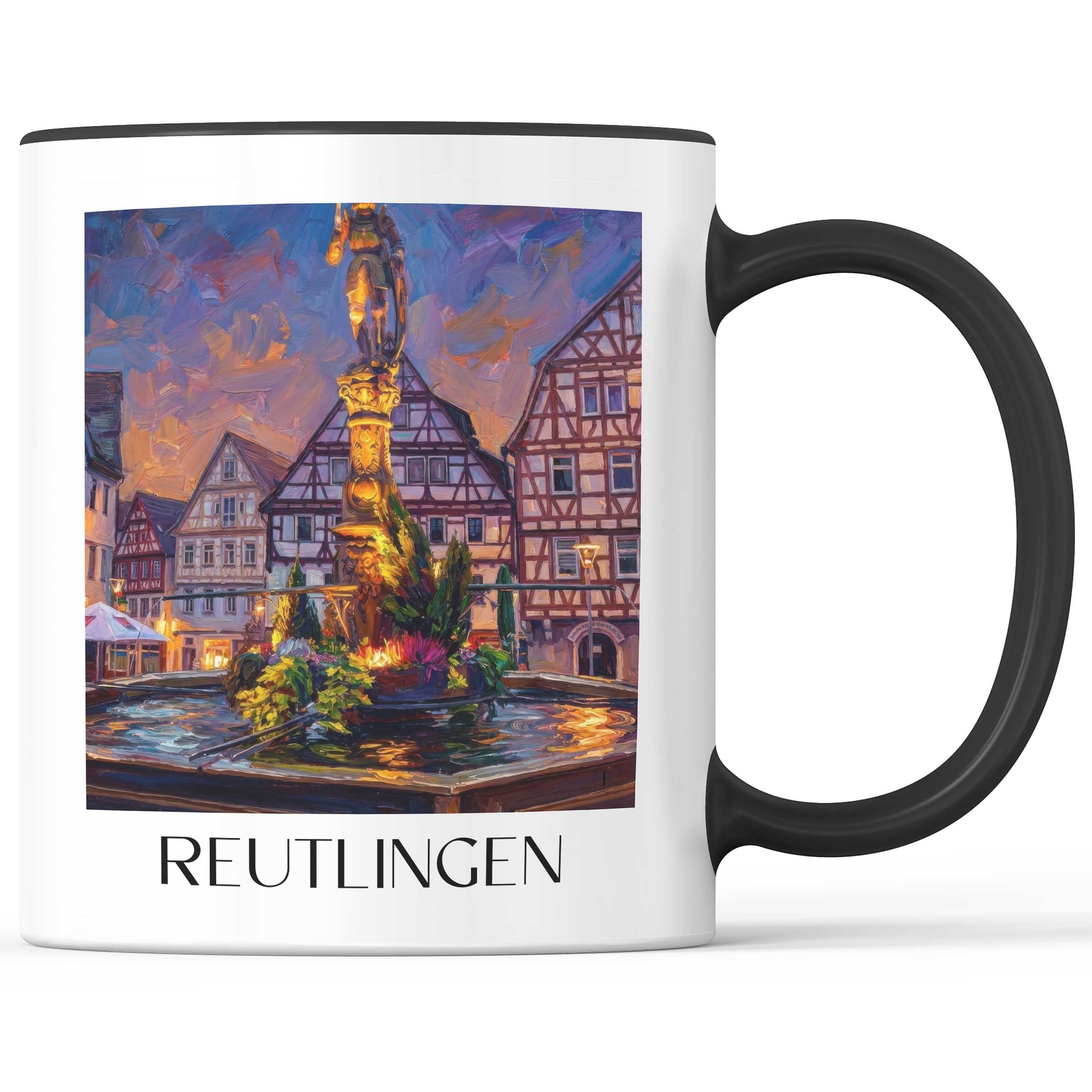 reutlingen-schwäbische-alb-deutschland-kaffeebecher-oil-painting-oelgemaelde