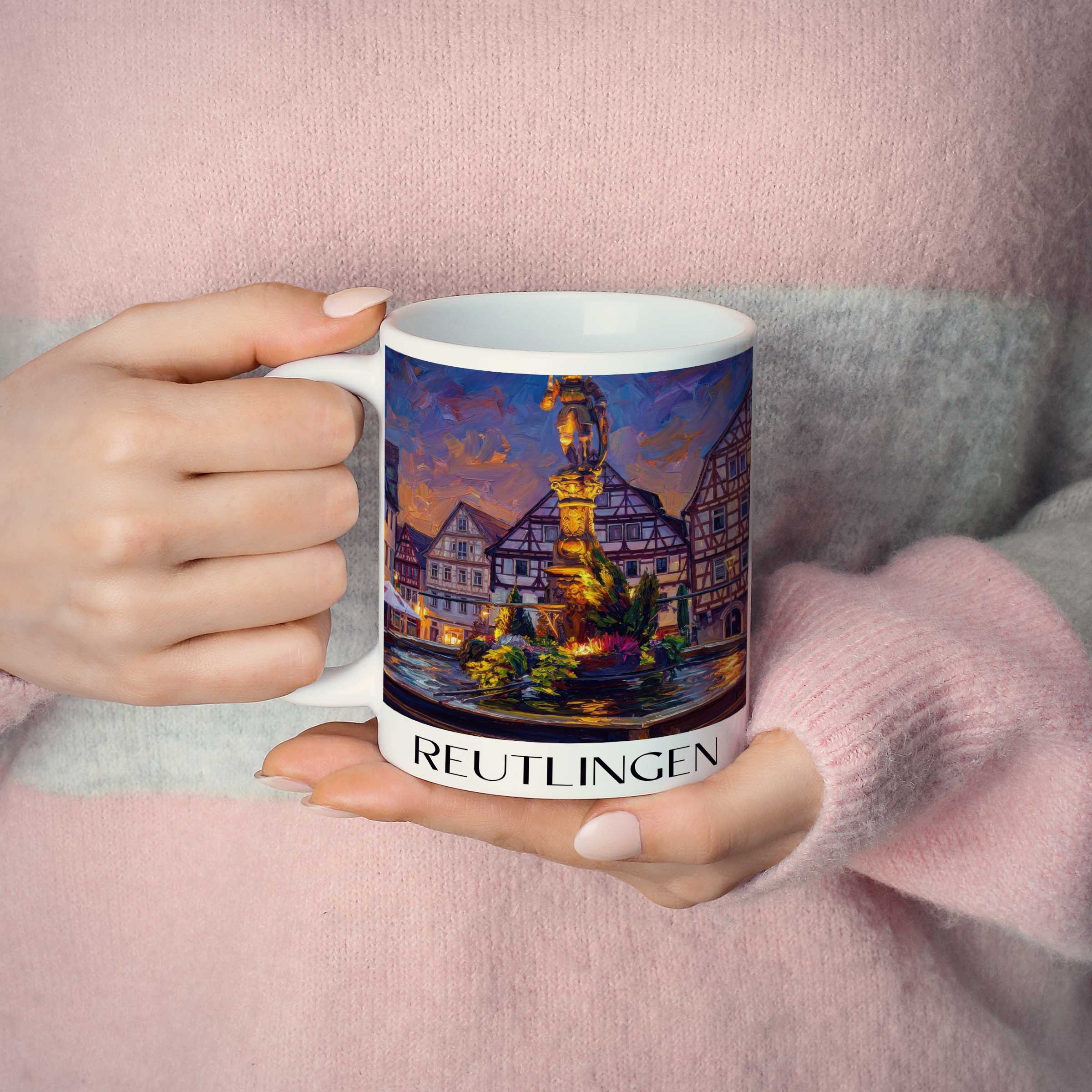 reutlingen-schwäbische-alb-deutschland-kaffeebecher-oil-painting-oelgemaelde