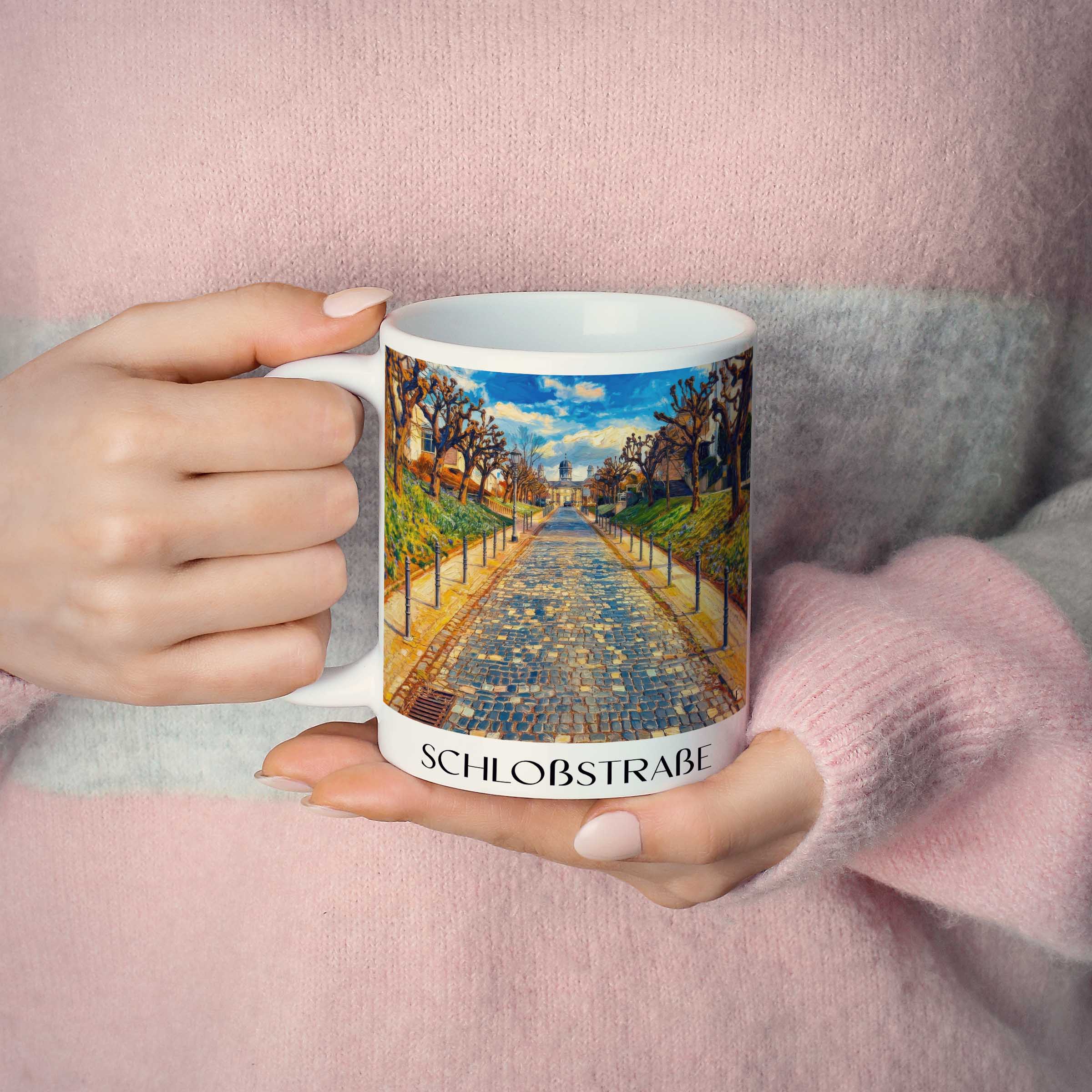schloßstraße-bergisch-gladbach-deutschland-kaffeebecher-oil-painting-oelgemaelde
