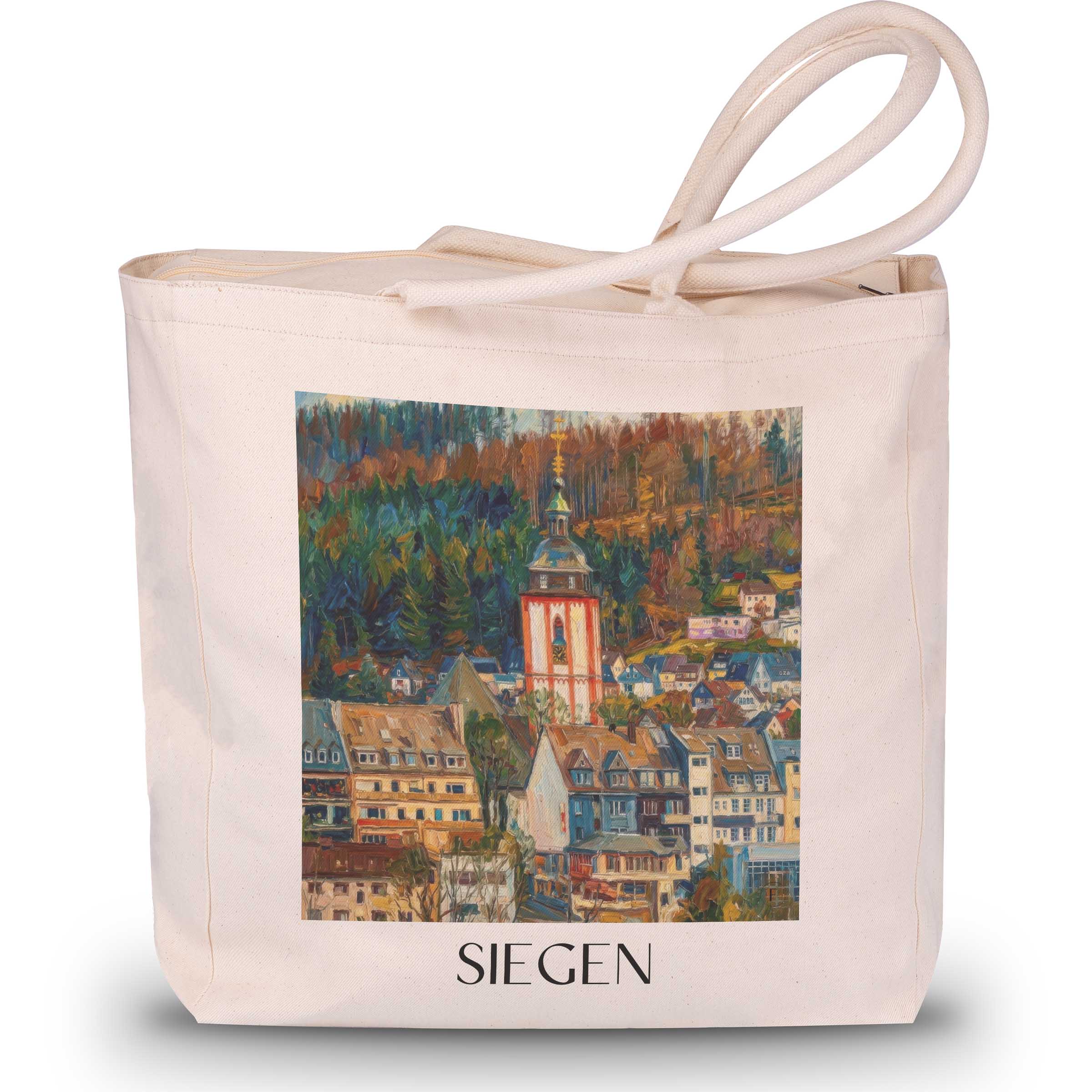 siegen-nordrhein-westfalen-deutschland-einkaufstasche-oil-painting-oelgemaelde