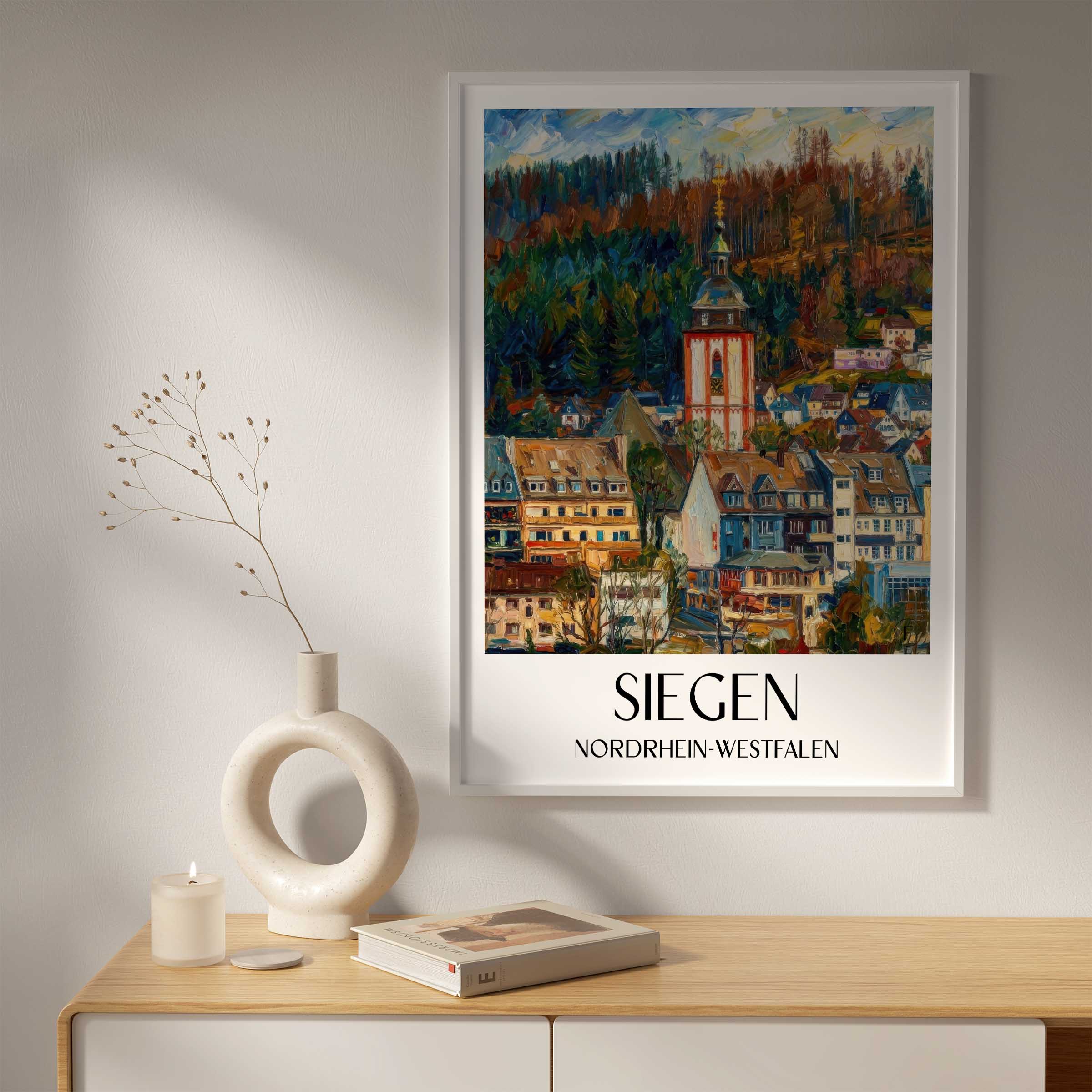 siegen-nordrhein-westfalen-deutschland-poster-oil-painting-oelgemaelde