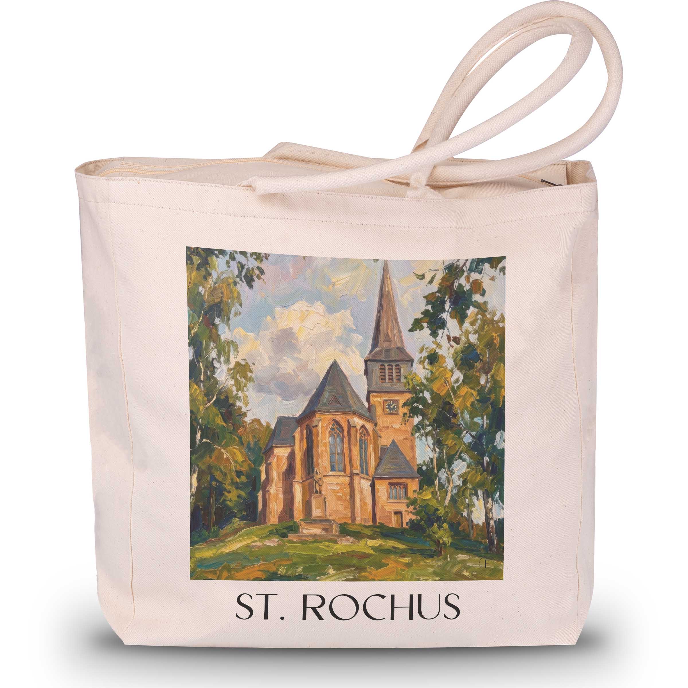 st.-rochus-kaiserslautern-deutschland-einkaufstasche-oil-painting-oelgemaelde