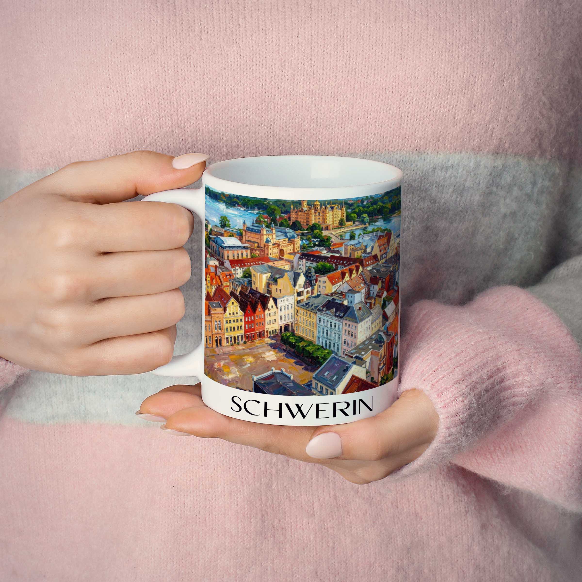 schwerin-mecklenburg-deutschland-kaffeebecher-oil-painting-oelgemaelde