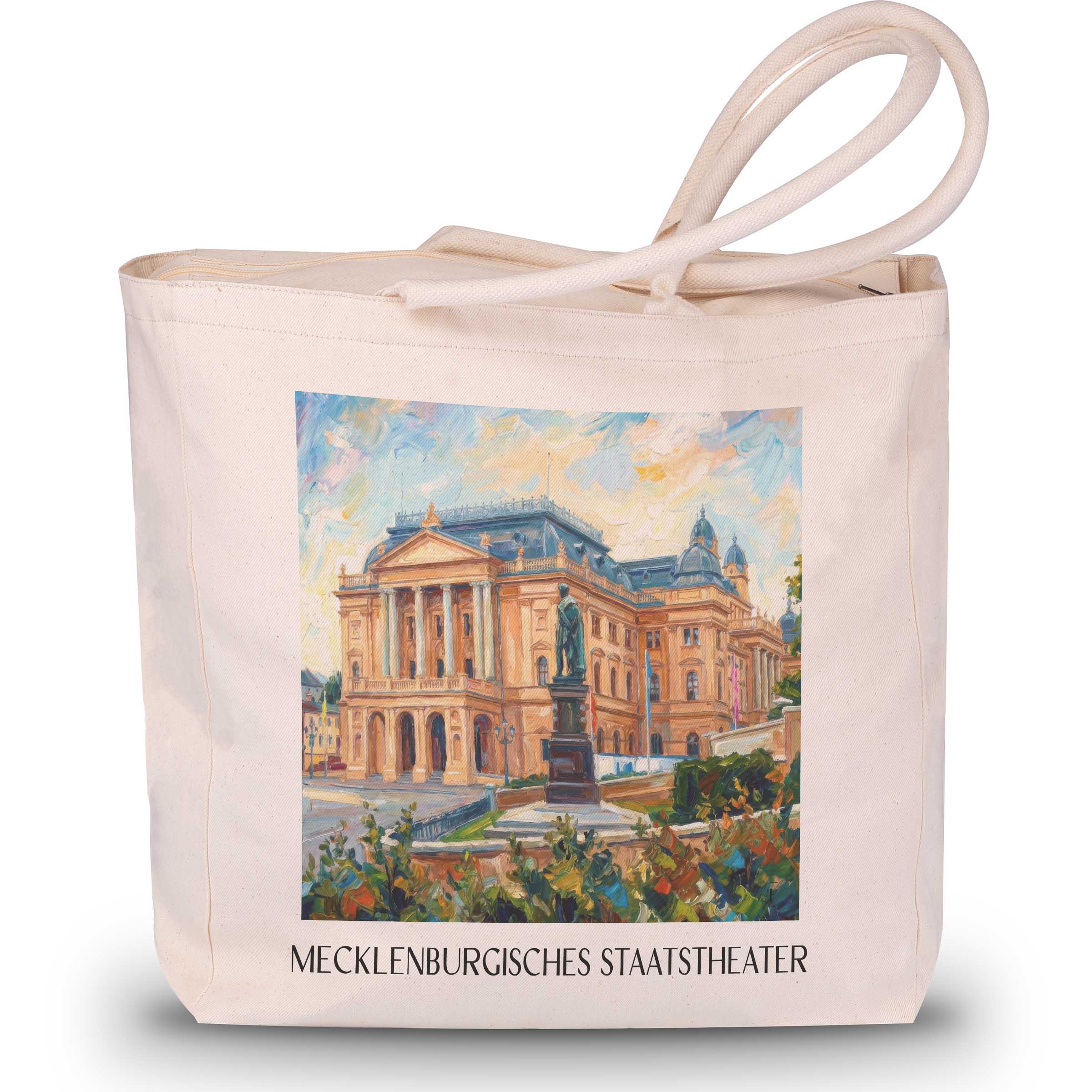 mecklenburgisches-staatstheater-schwerin-deutschland-einkaufstasche-oil-painting-oelgemaelde