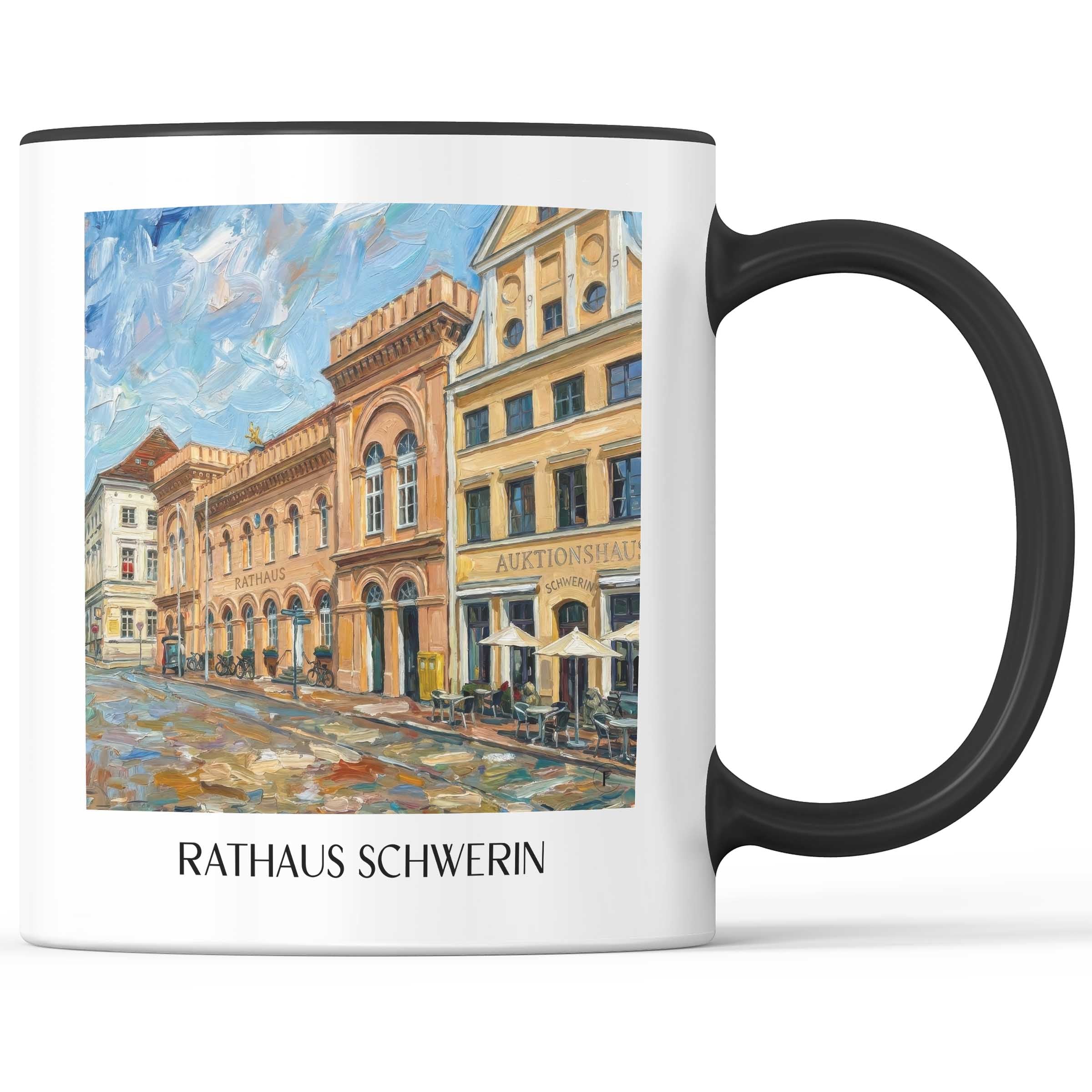 rathaus-schwerin-deutschland-kaffeebecher-oil-painting-oelgemaelde